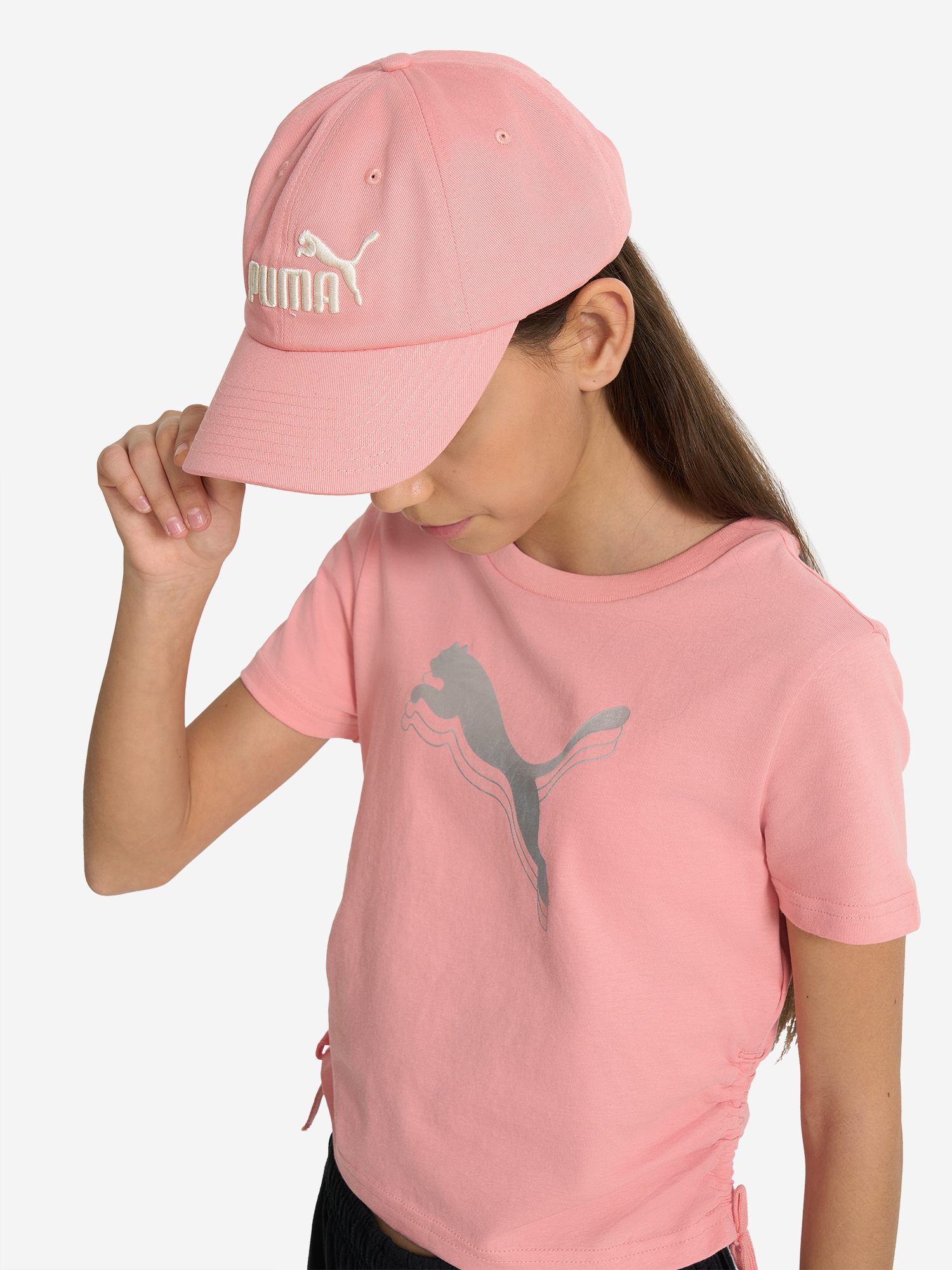 Бейсболка для девочек PUMA Ess No.1 Logo Розовый