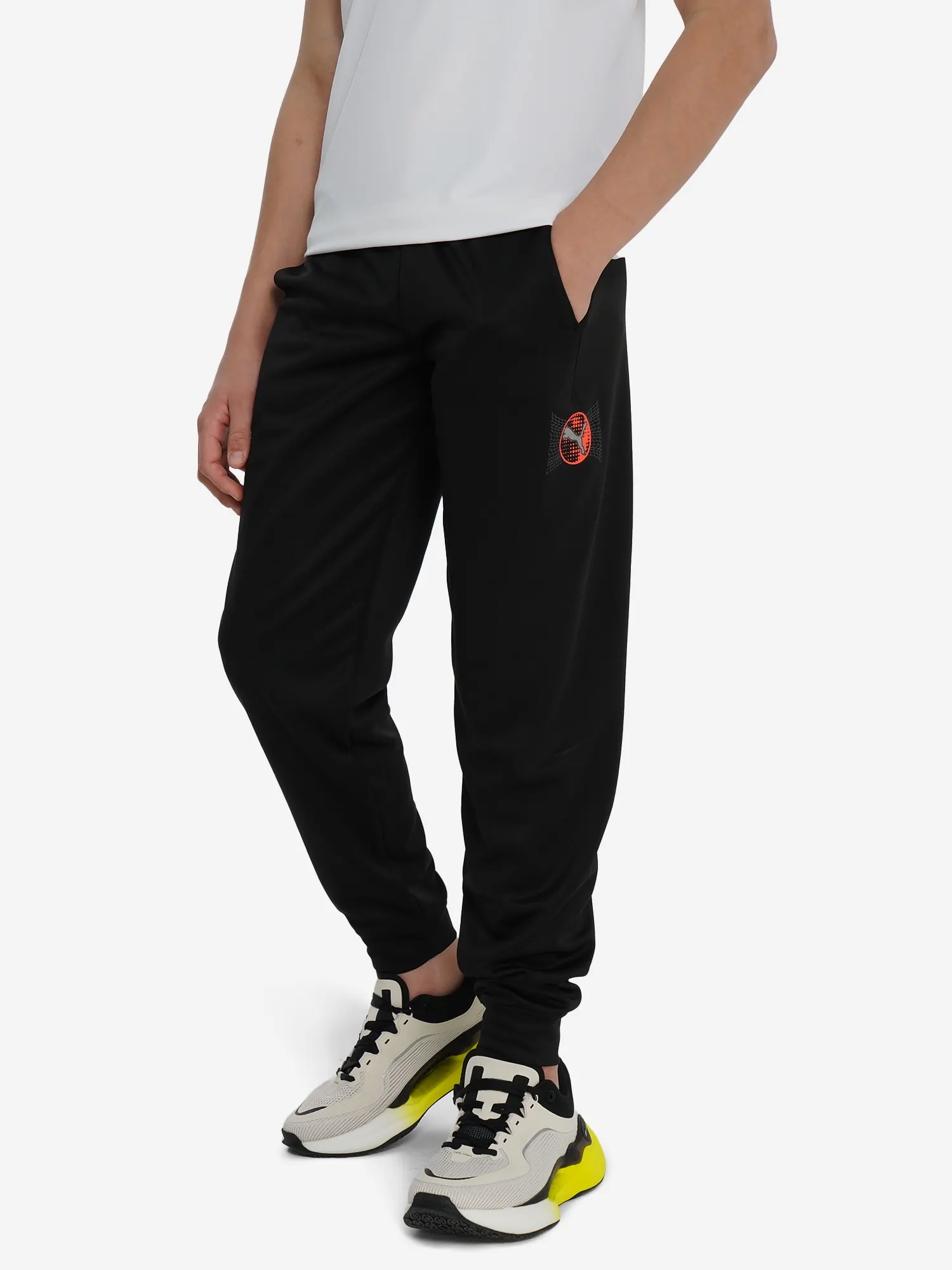 Брюки для мальчиков PUMA Active Sports Graphic Черный