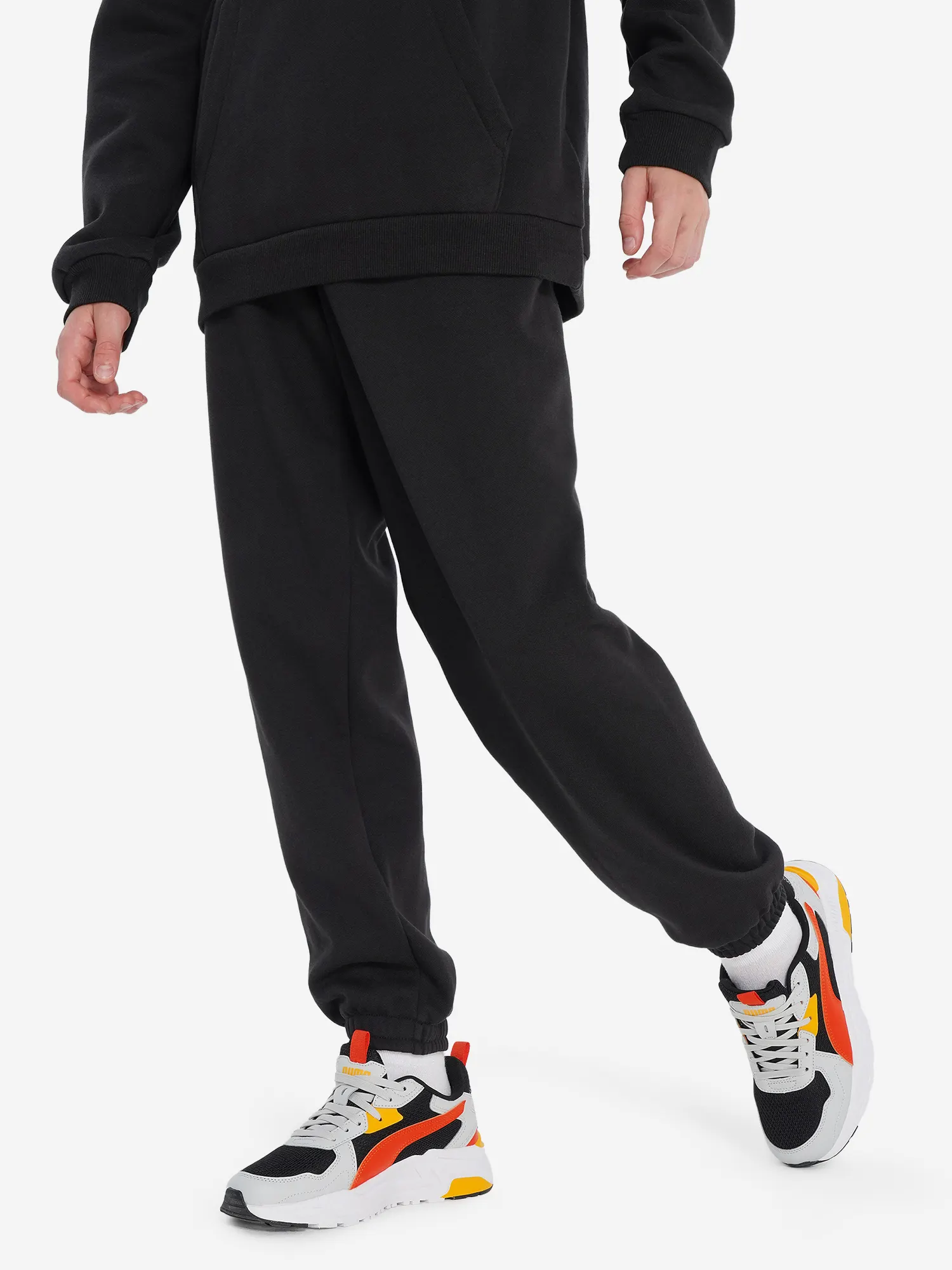 Брюки для мальчиков PUMA Basketball Hoopstellations Черный