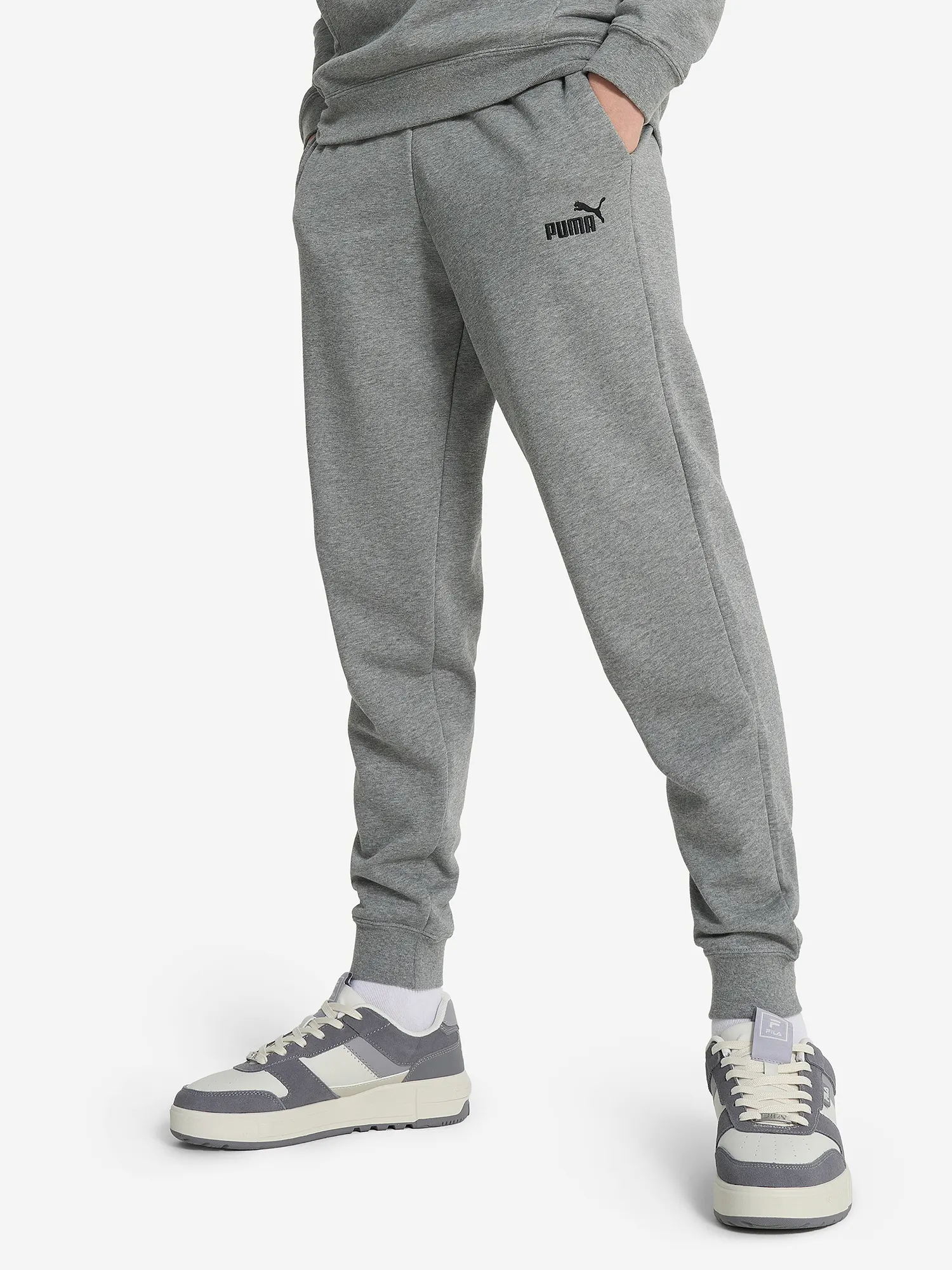 Брюки для мальчиков PUMA No. 1 Logo Серый