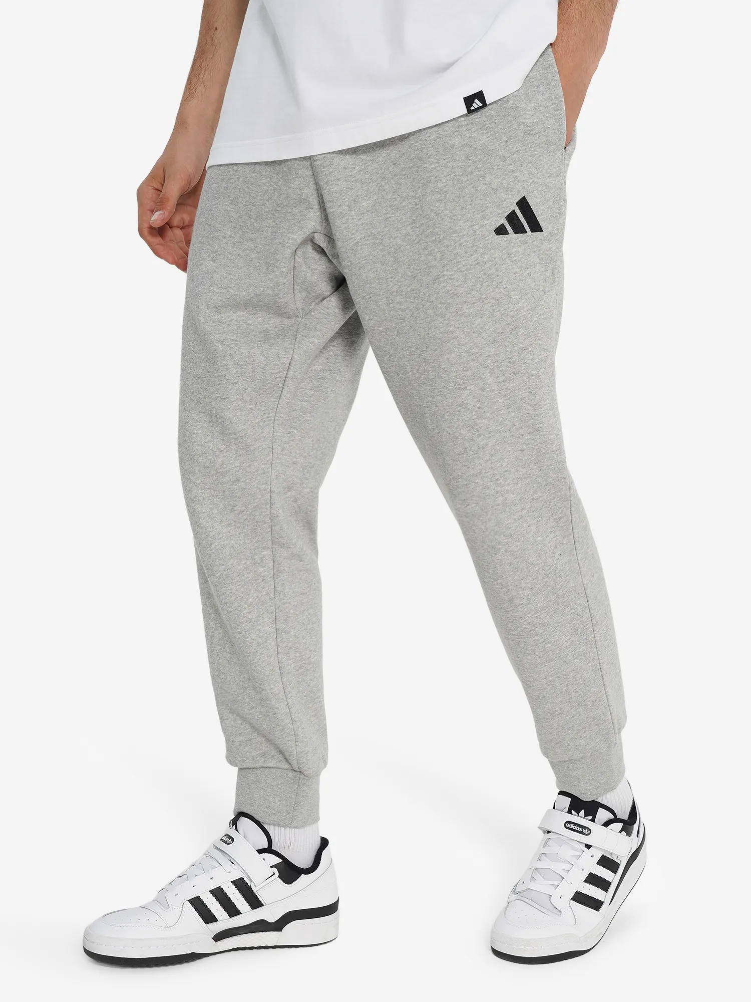 Брюки флисовые мужские Adidas Feelcozy Серый Брюки флисовые мужские Adidas Feelcozy Серый
