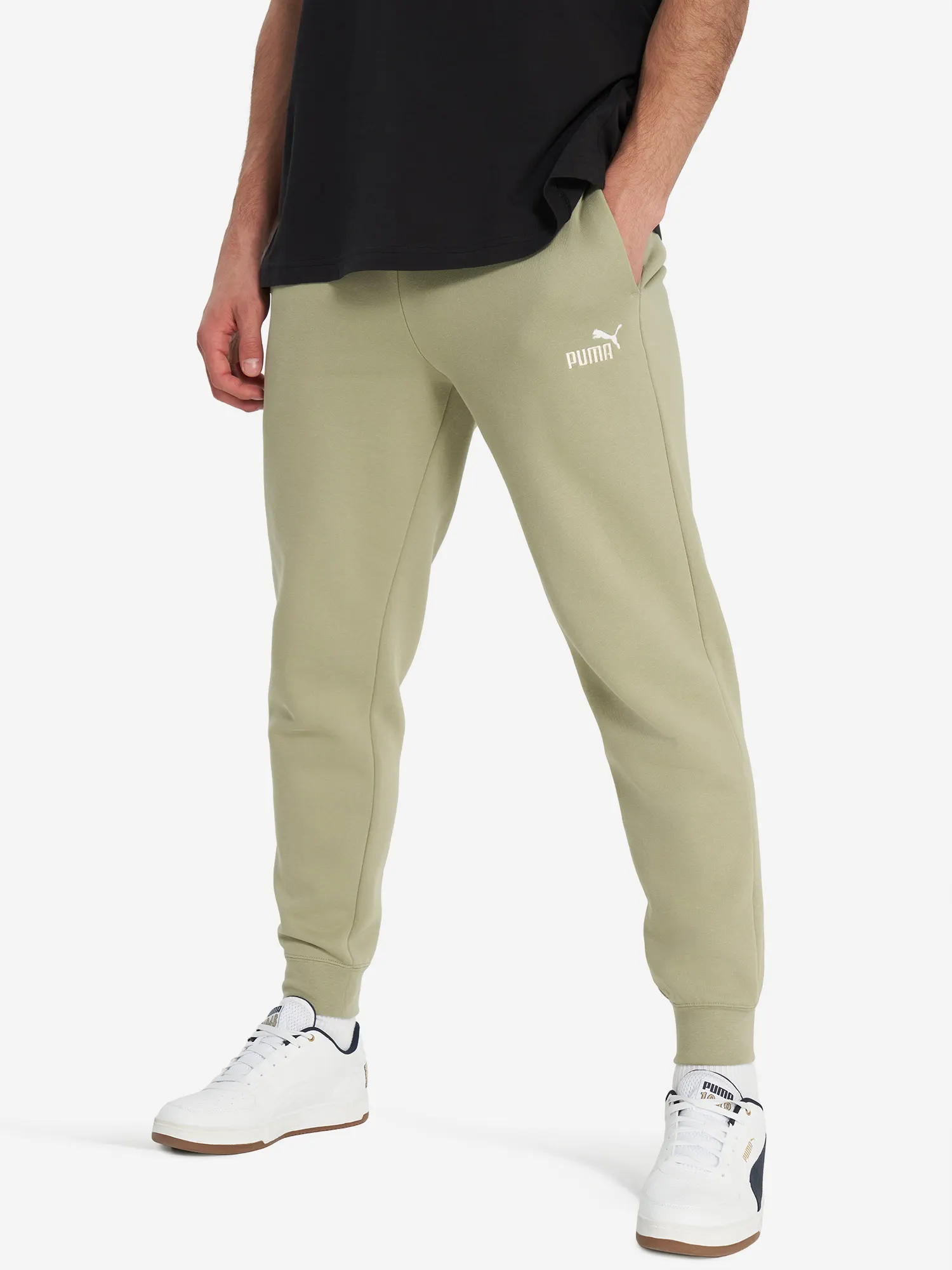 Брюки мужские PUMA Ess 2 Color No. 1 Logo Бежевый