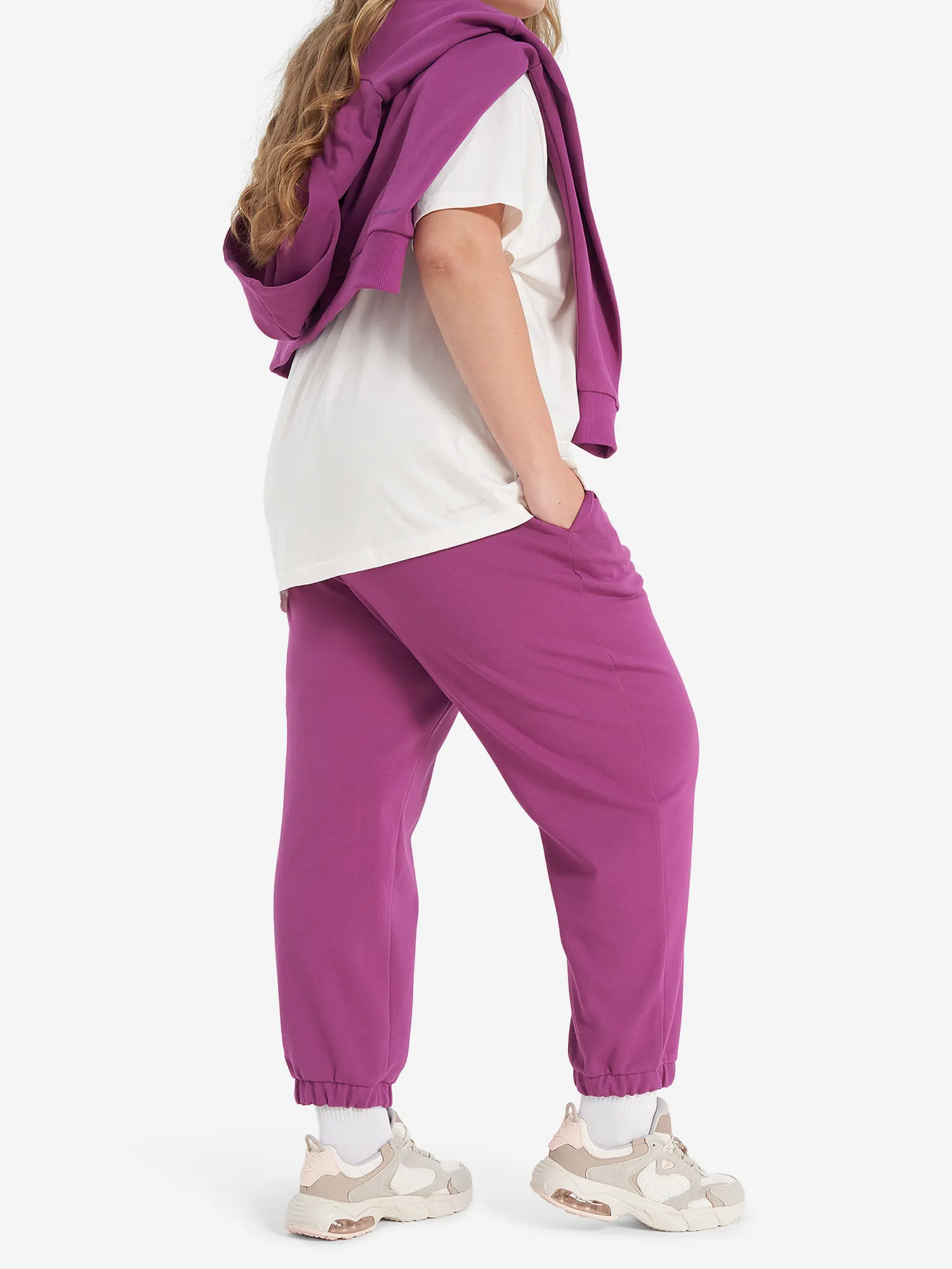 Брюки женские оверсайз Demix Plus Size Фиолетовый