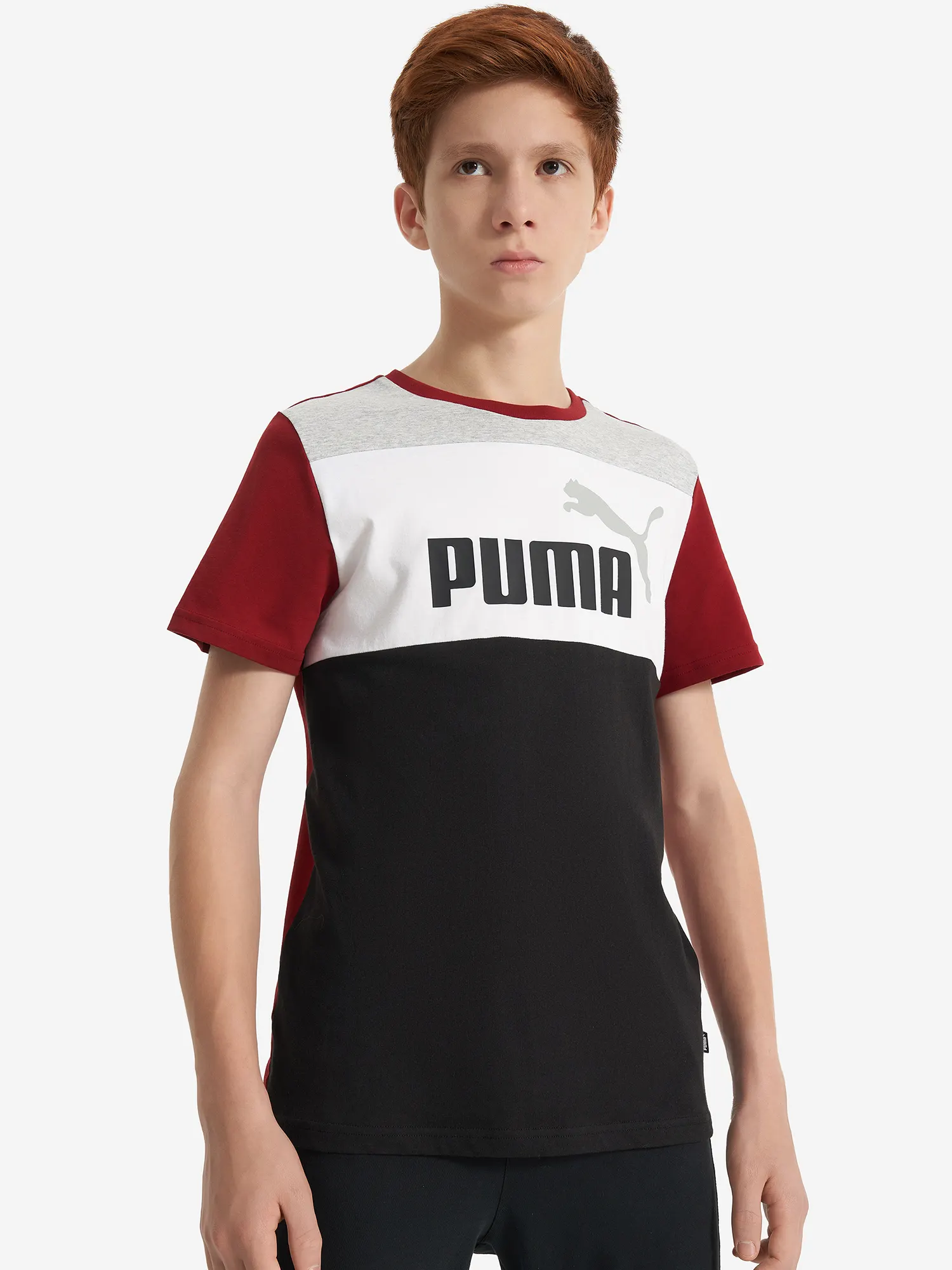 Футболка для мальчиков PUMA ESS+ Block Красный