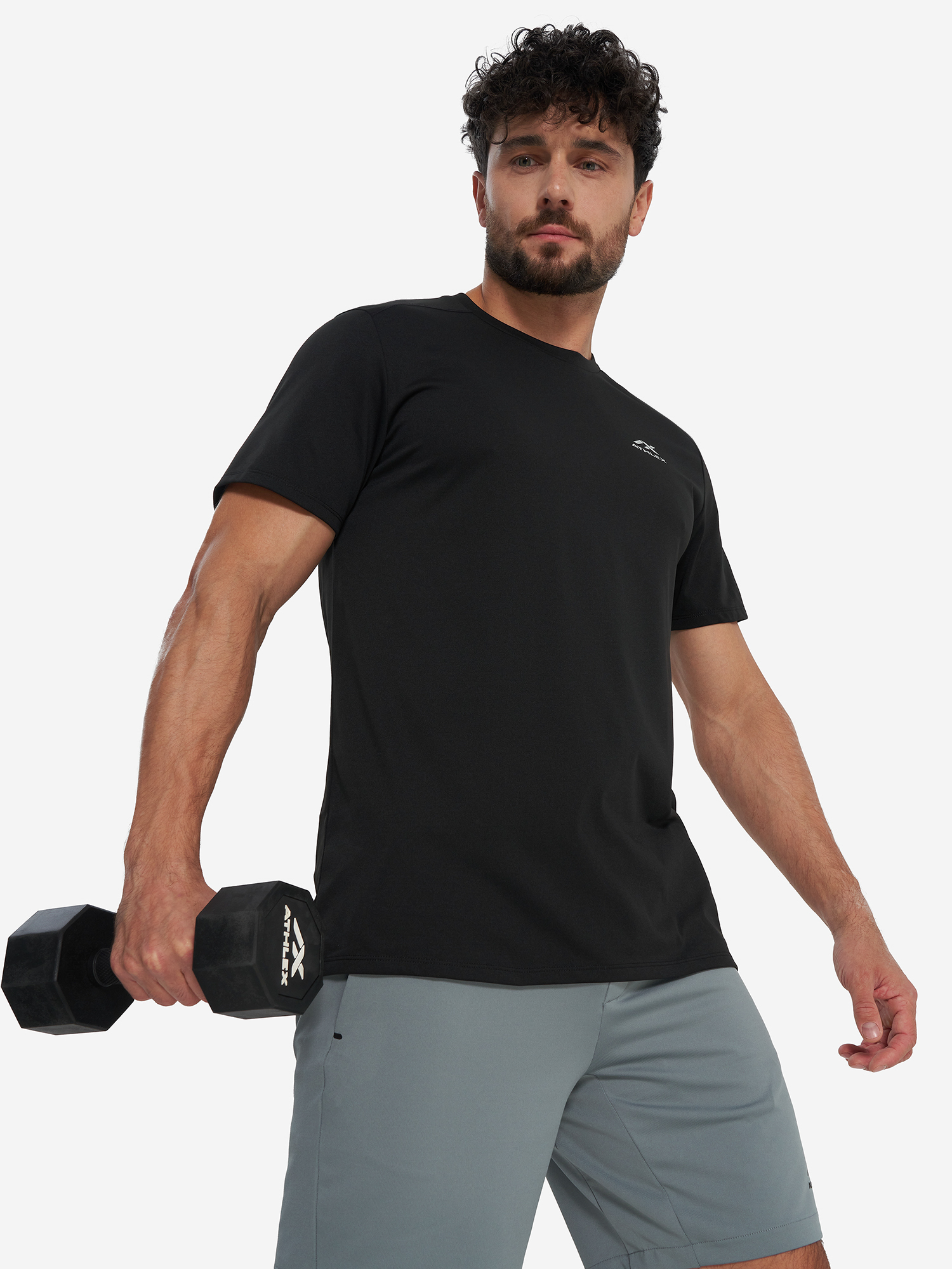 Футболка мужская Athlex Active day Черный