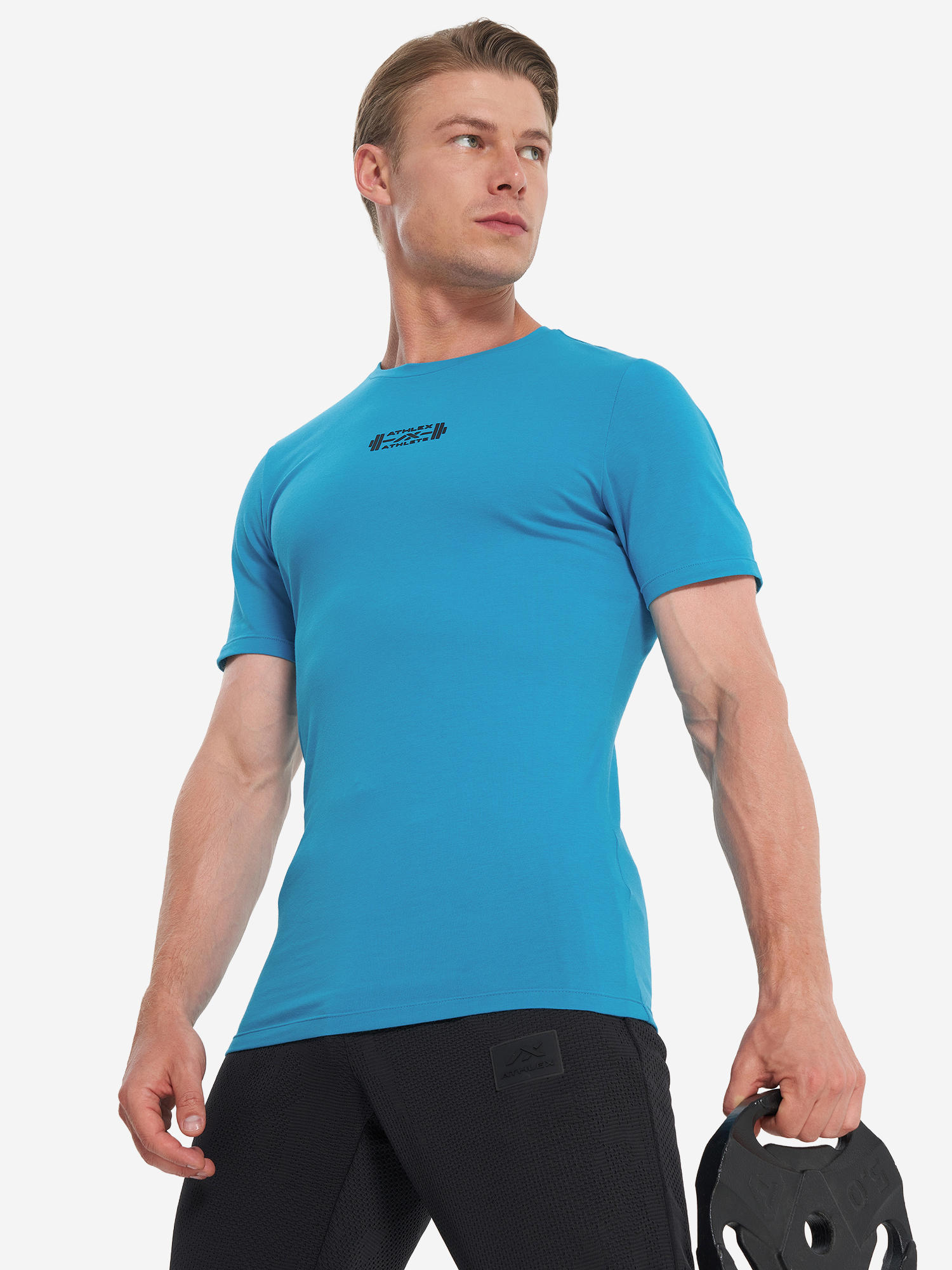 Футболка мужская Athlex Голубой