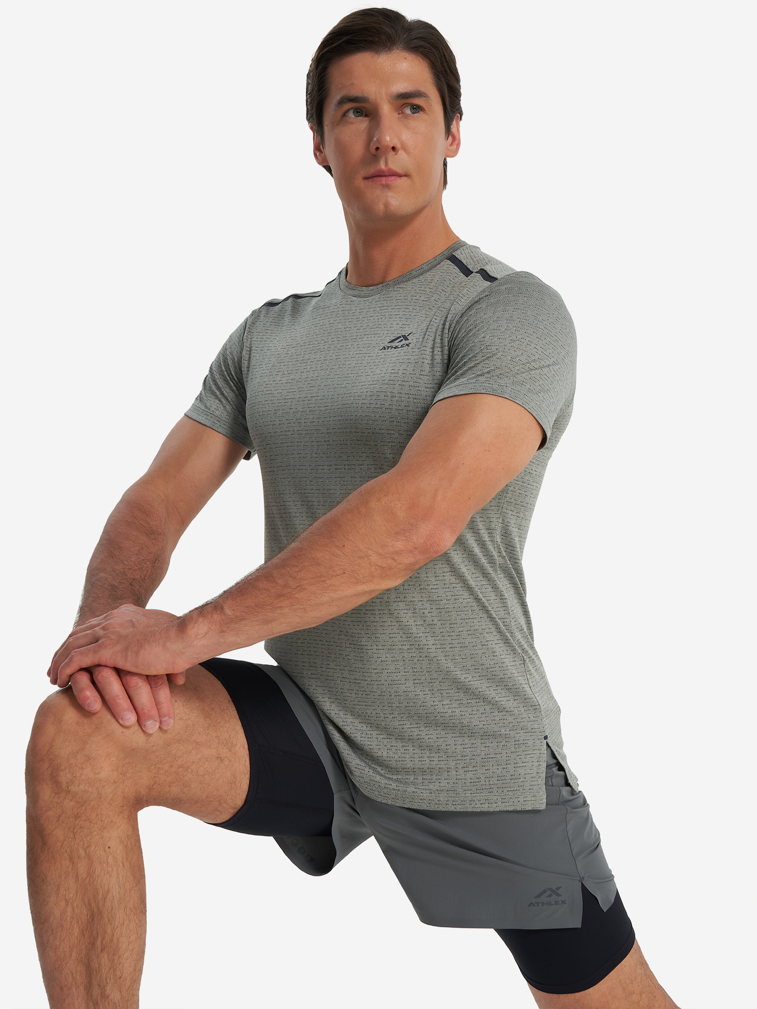 Футболка мужская Athlex Серый