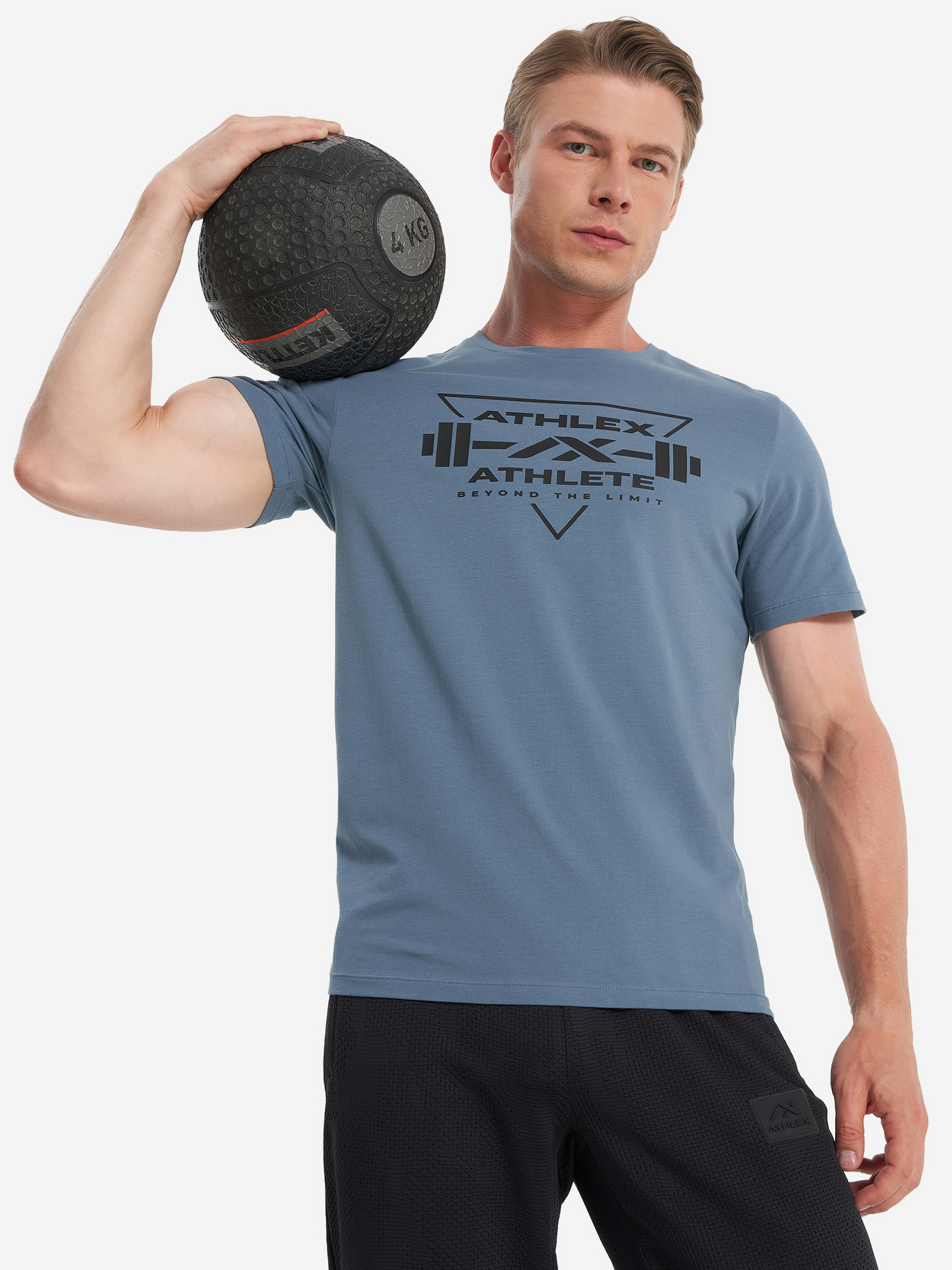Футболка мужская Athlex Серый