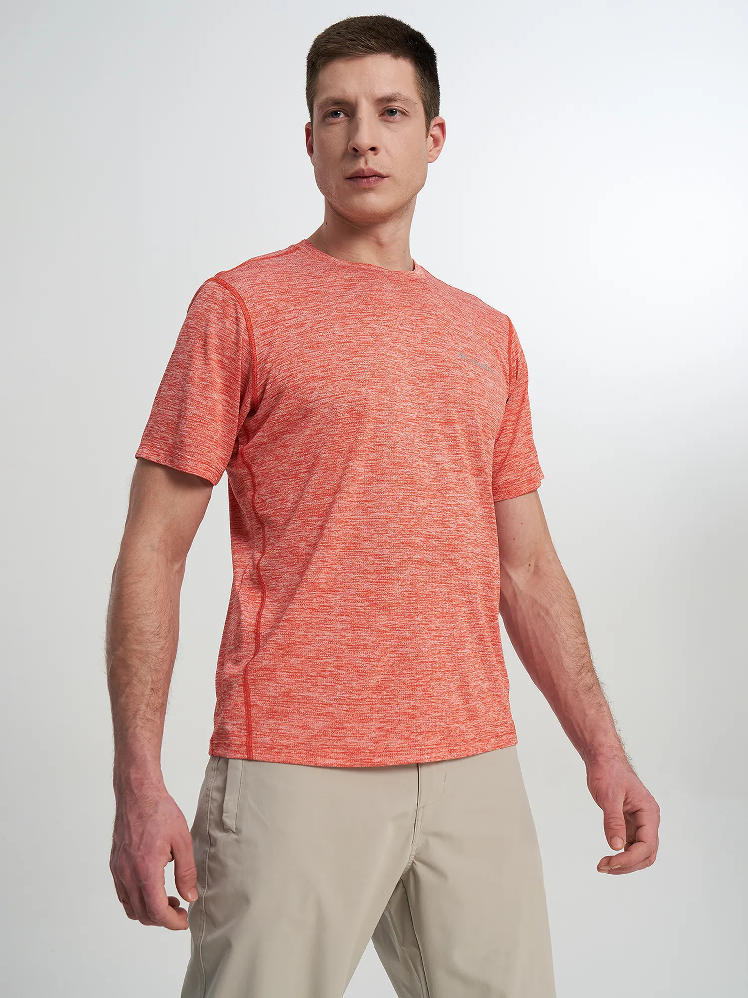Футболка мужская Columbia Deschutes Runner Short Sleeve Shirt Красный