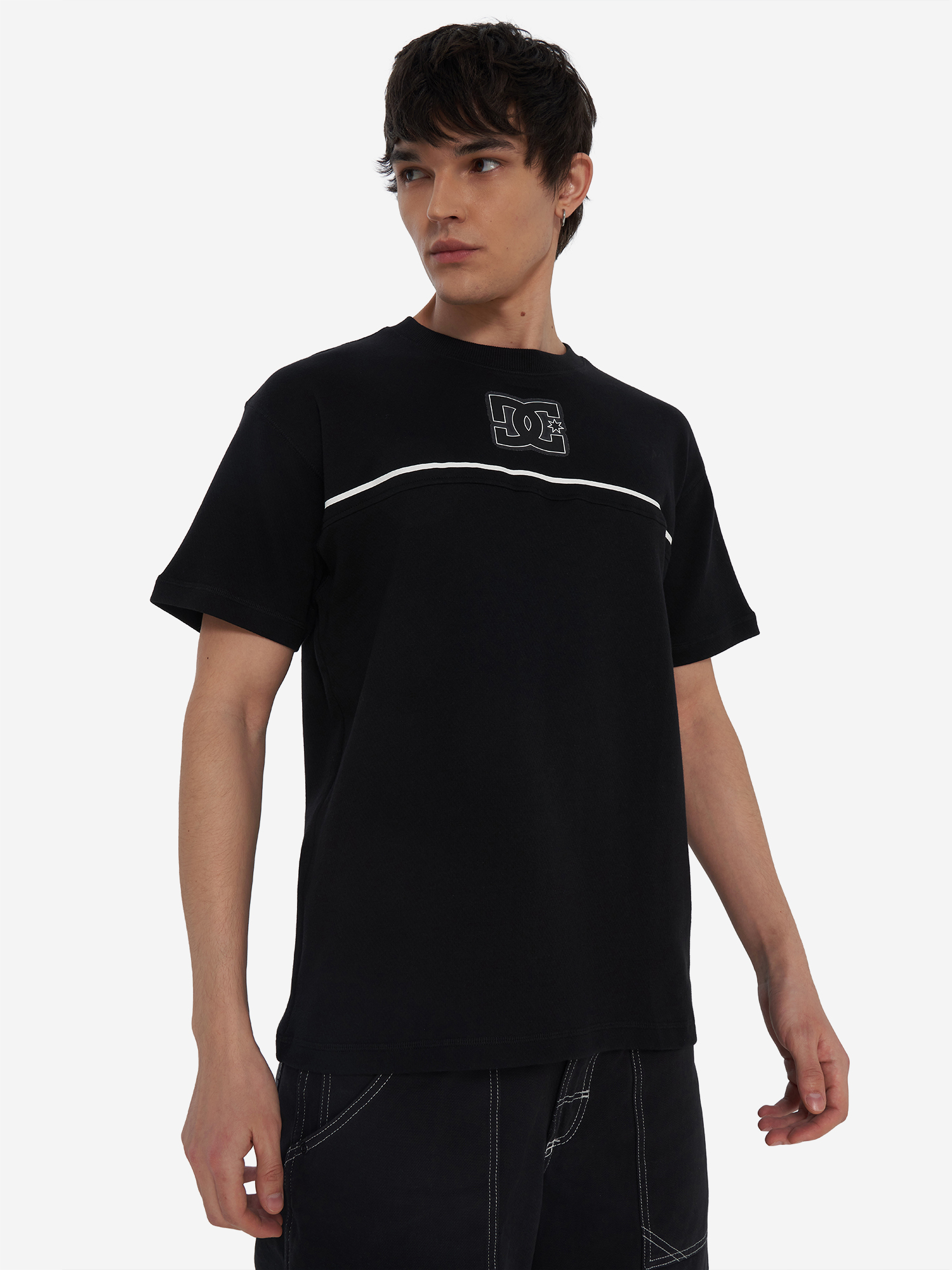 Футболка мужская DC Shoes Stripe Stone Черный