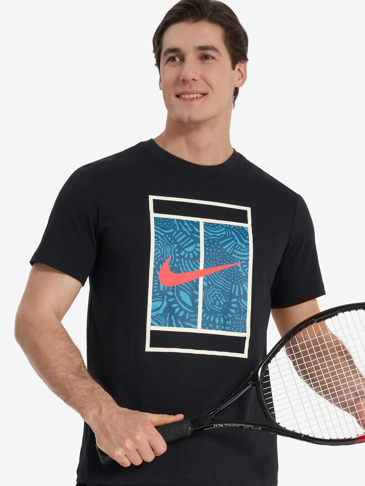 Футболка мужская Nike Court Черный Футболка мужская Nike Court Черный