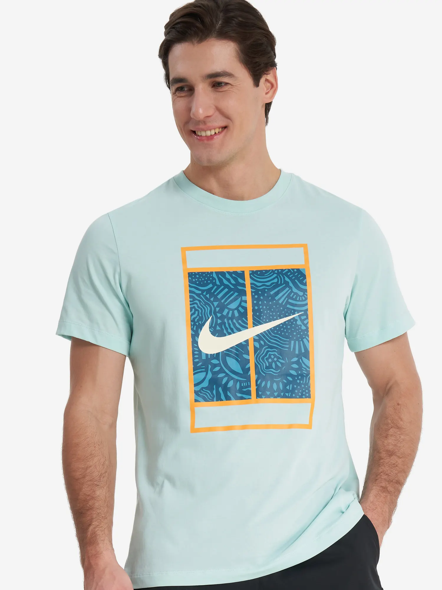 Футболка мужская Nike Court Зеленый Футболка мужская Nike Court Зеленый