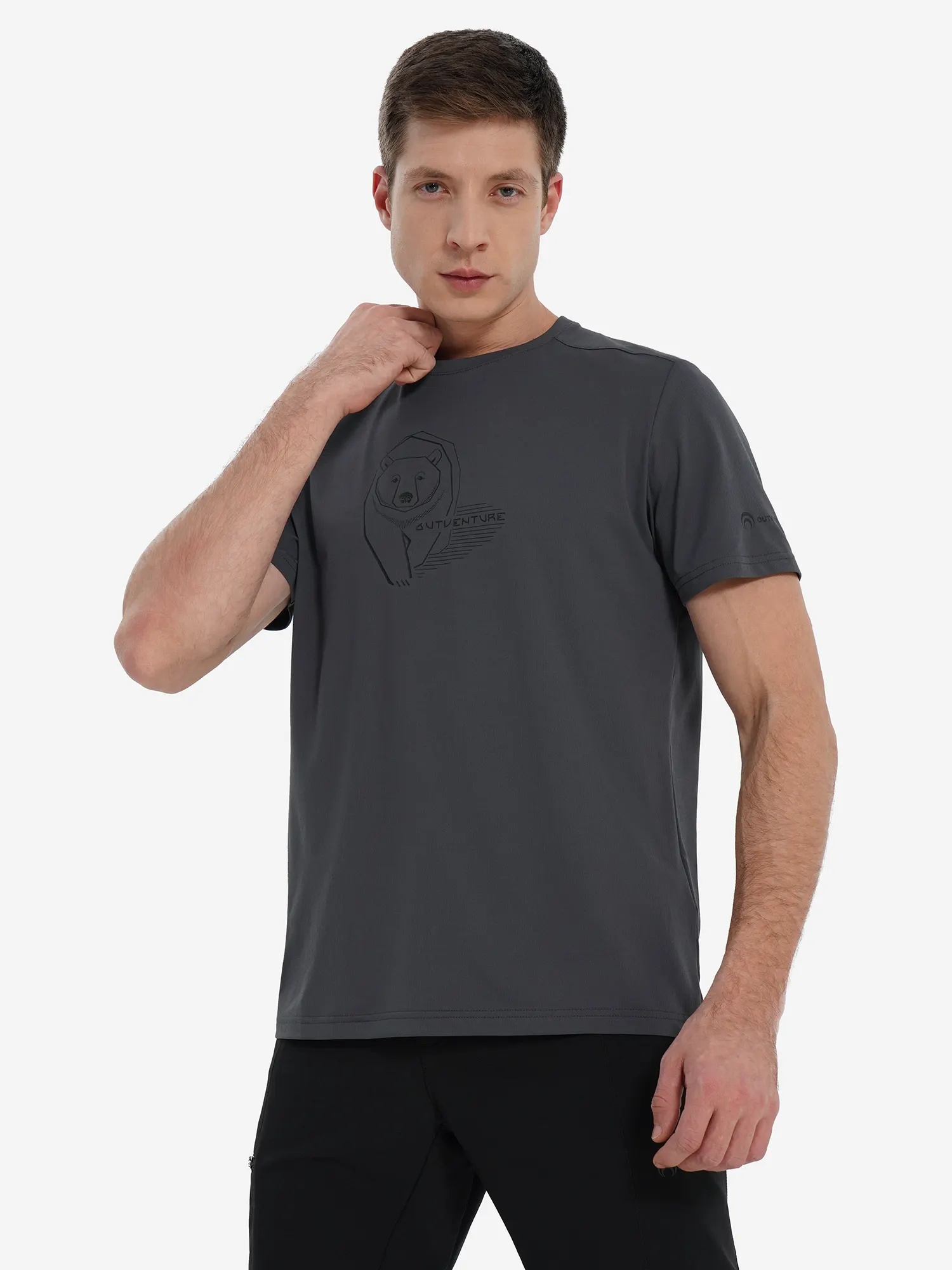 Футболка мужская Outventure Cheget Серый Футболка мужская Outventure Cheget Серый