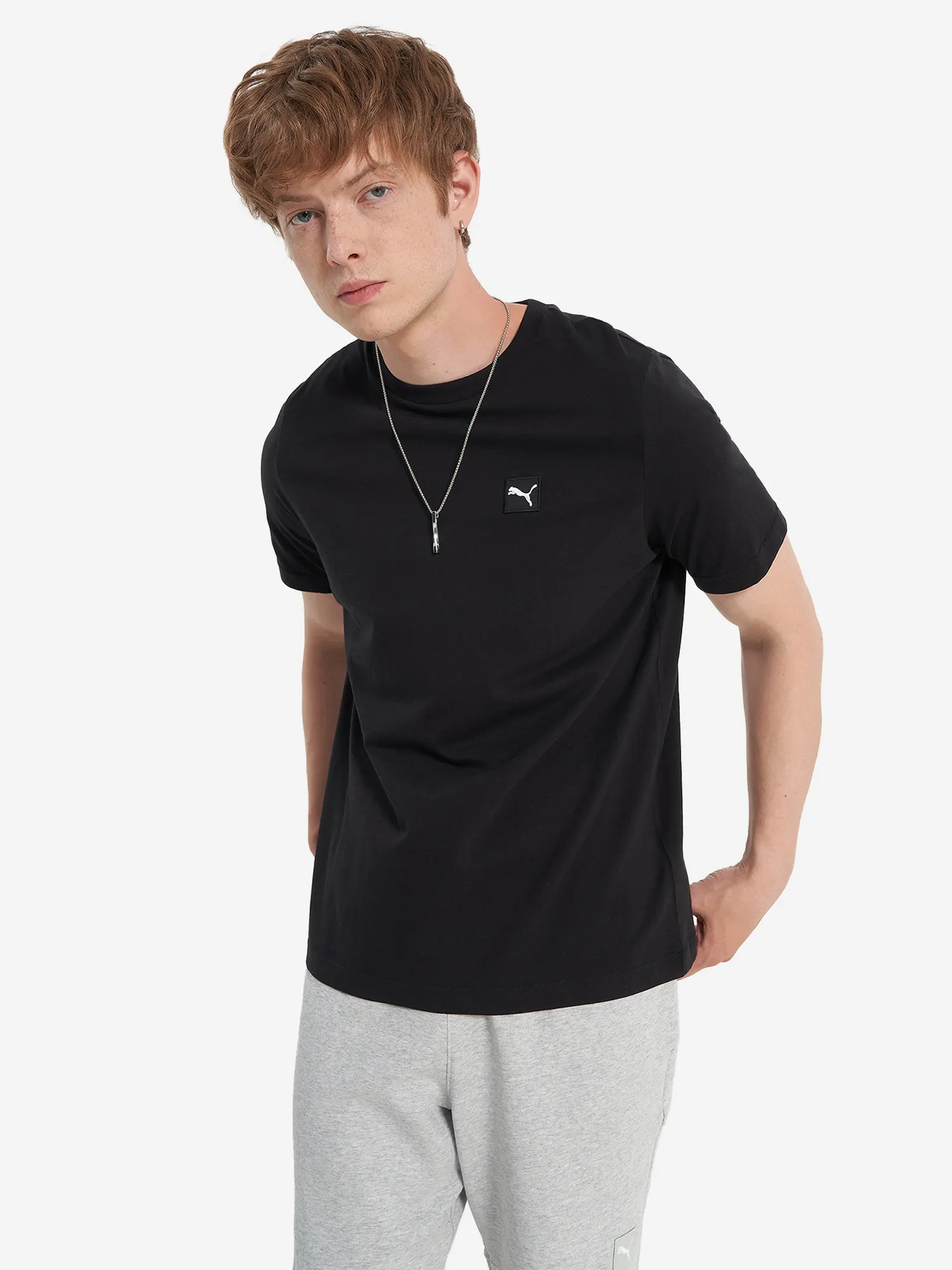 Футболка мужская PUMA Ess Elevated Черный