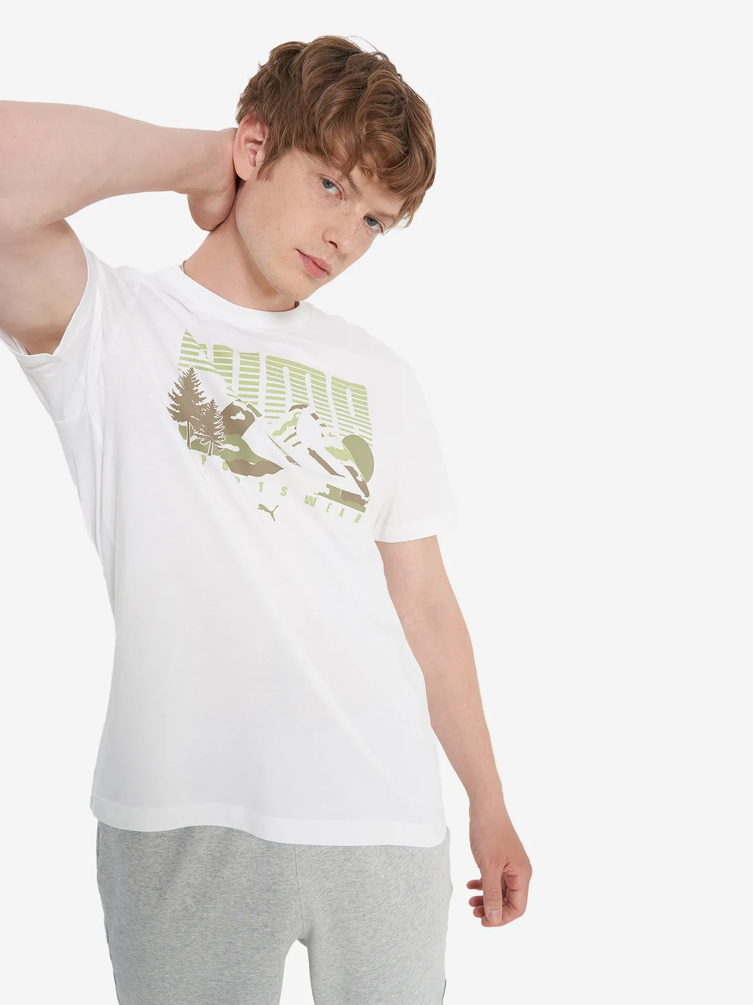 Футболка мужская PUMA Graphics Белый