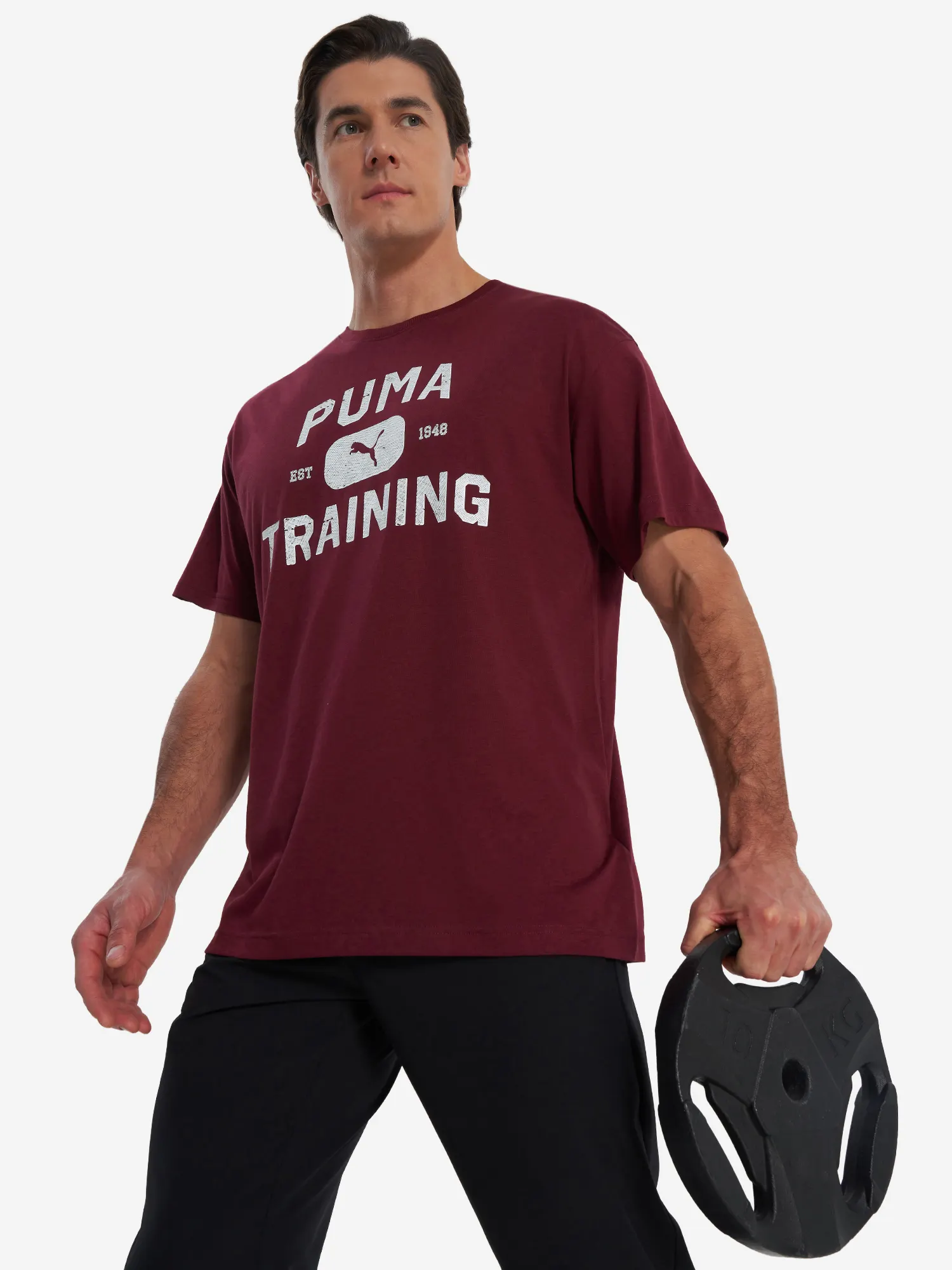 Футболка мужская PUMA Graphics Train Logo Relaxed Красный