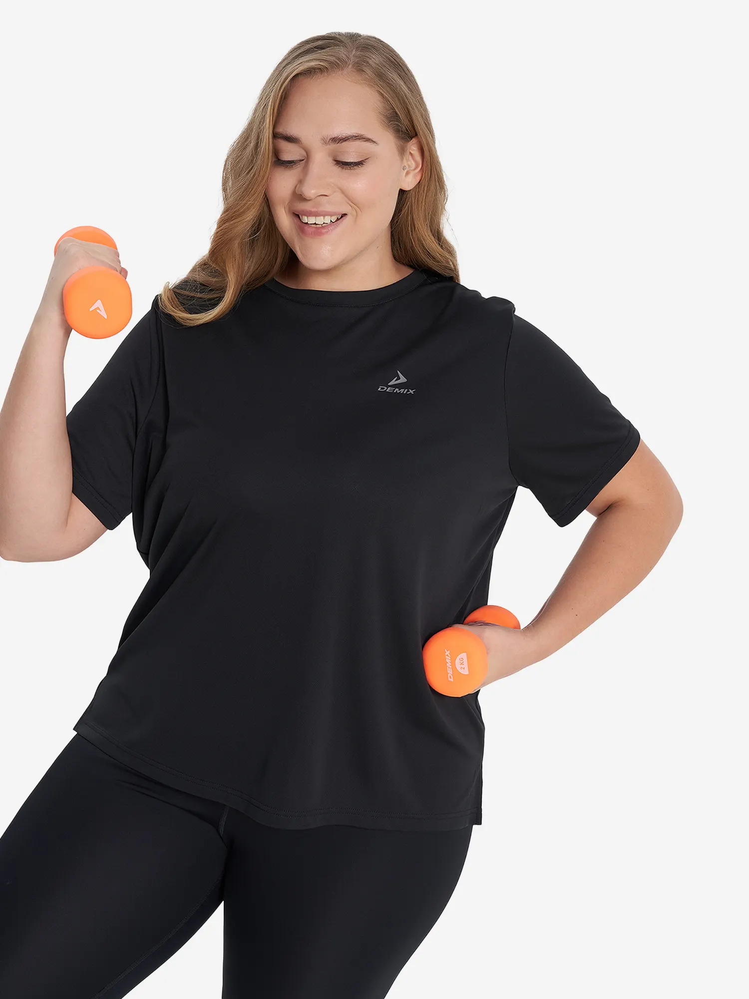Футболка женская Demix Plus Size Черный Футболка женская Demix Plus Size Черный