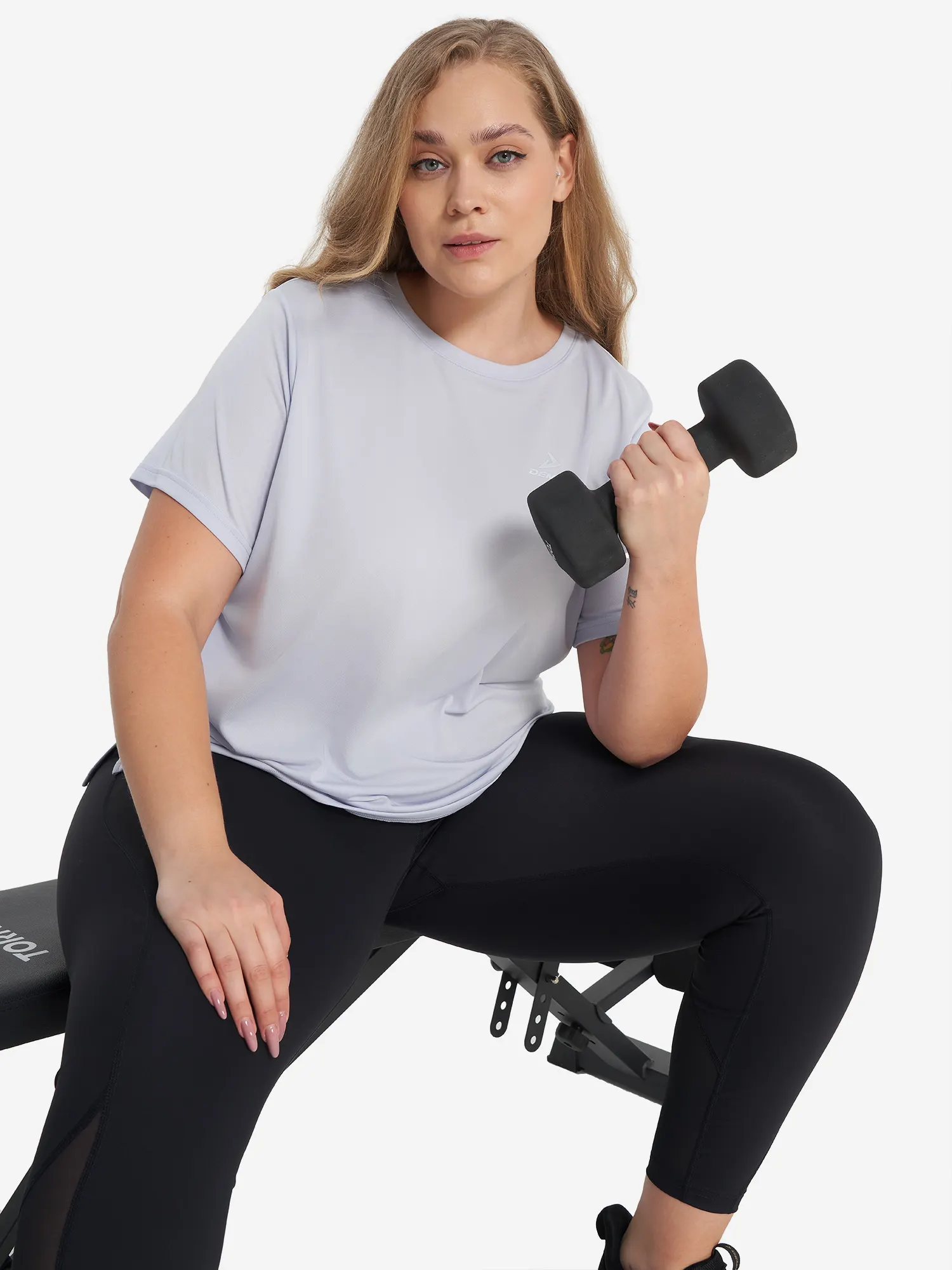 Футболка женская Demix Plus Size Голубой Футболка женская Demix Plus Size Голубой