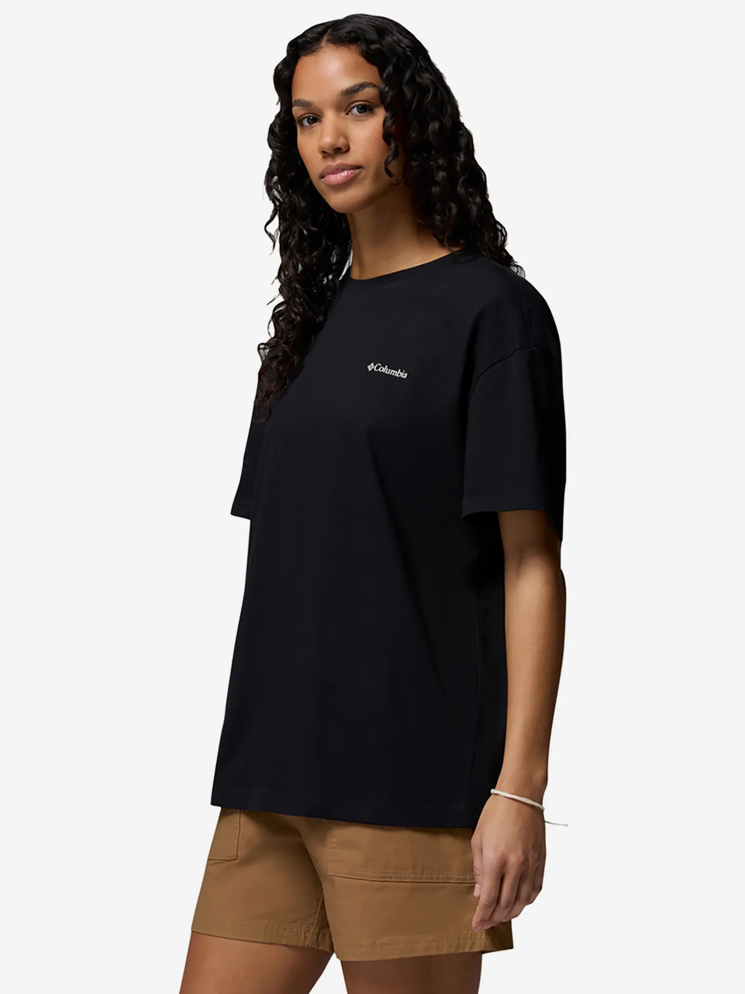 Футболка женская оверсайз Columbia Rolling Bend Graphic Oversized Tee Черный
