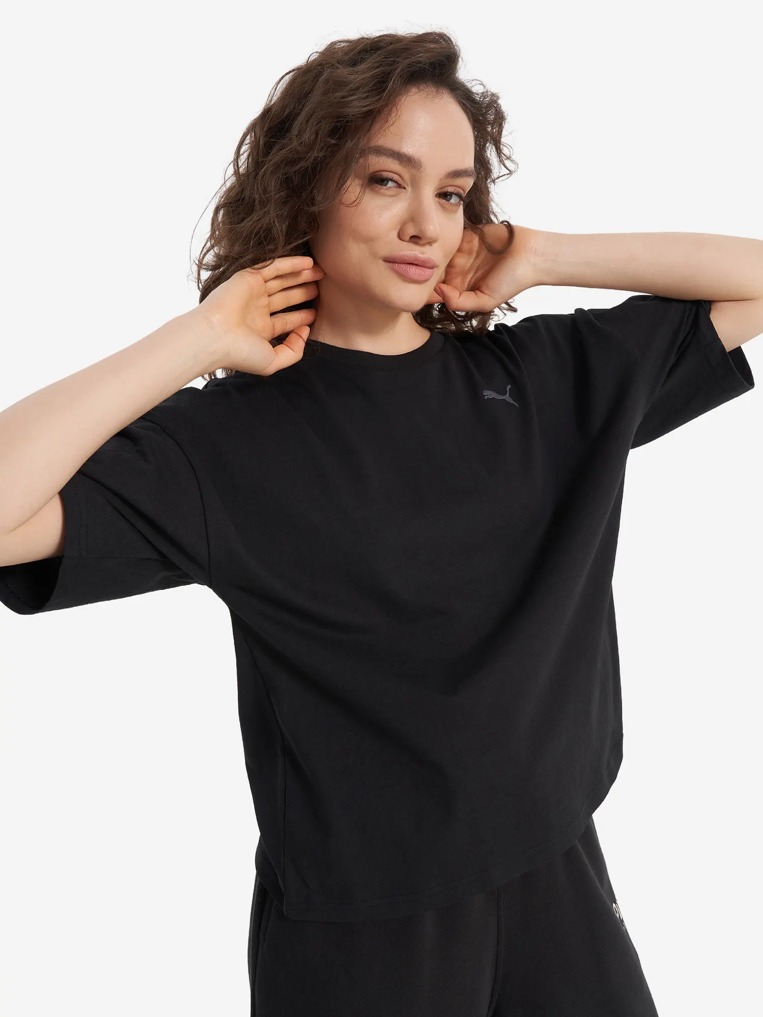 Футболка женская оверсайз PUMA Черный