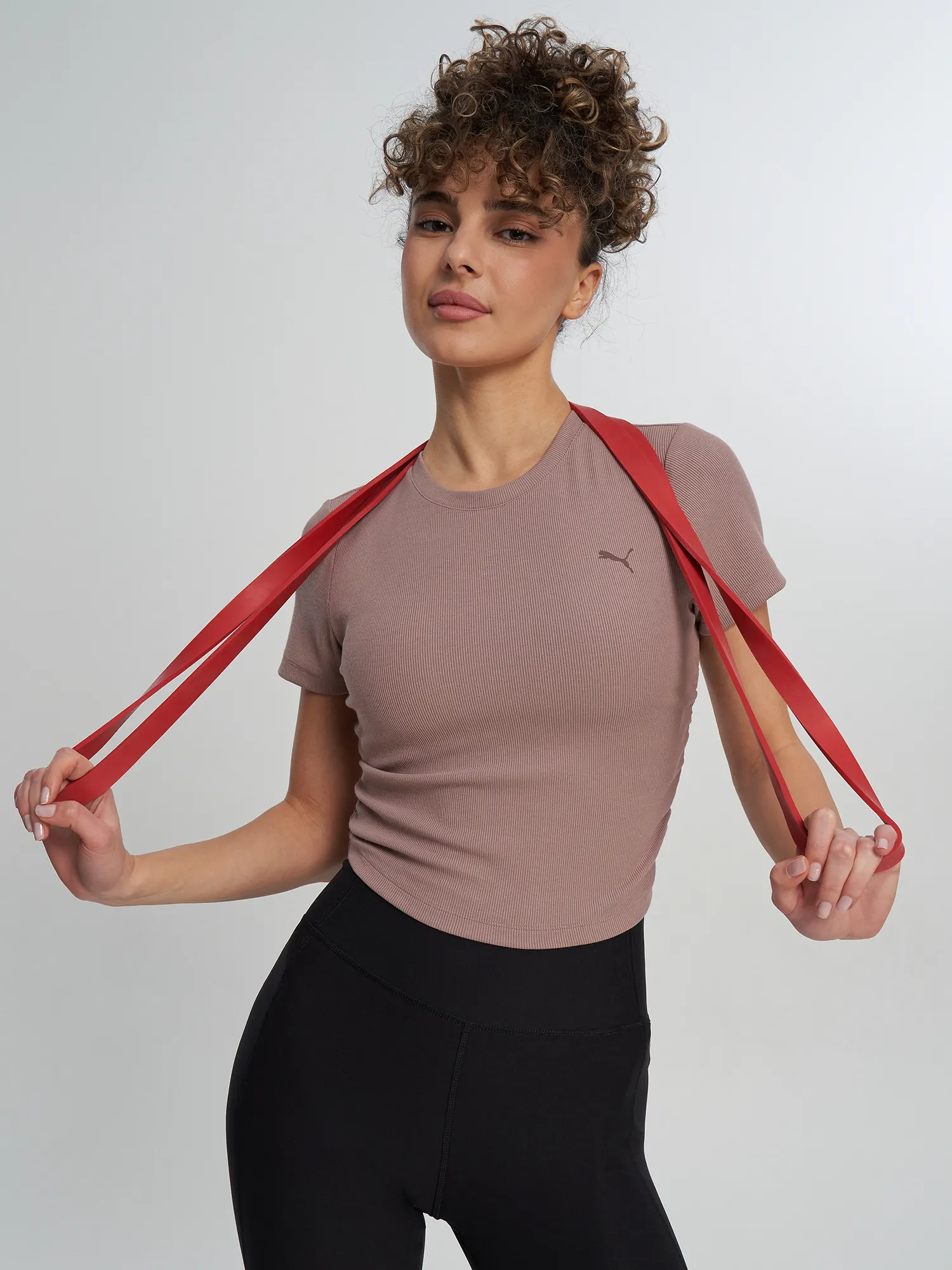 Футболка женская PUMA Cloudspun Бежевый Футболка женская PUMA Cloudspun Бежевый
