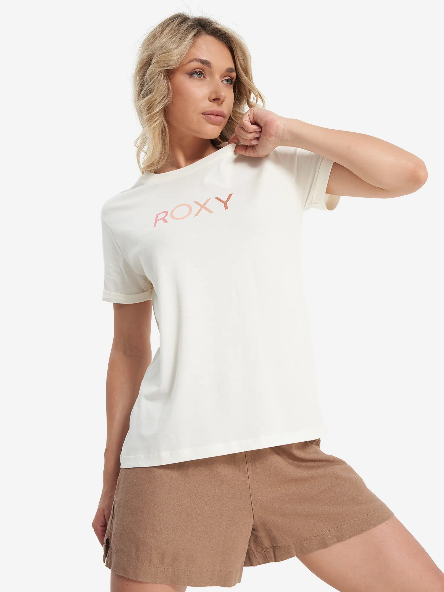 Футболка женская Roxy Бежевый