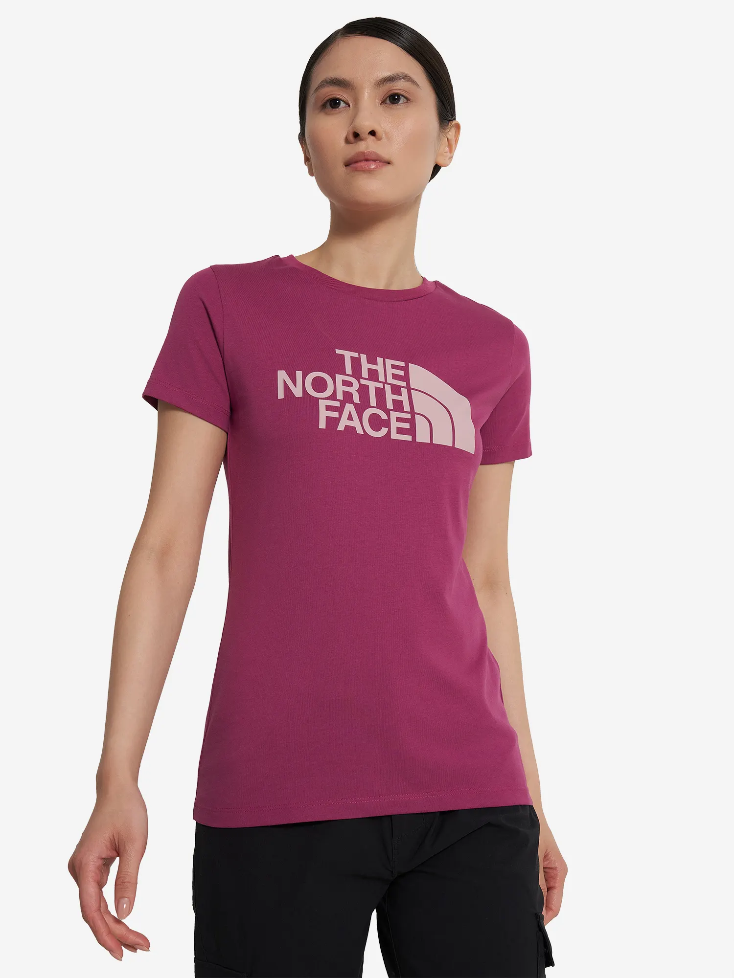 Футболка женская The North Face Easy Розовый Футболка женская The North Face Easy Розовый