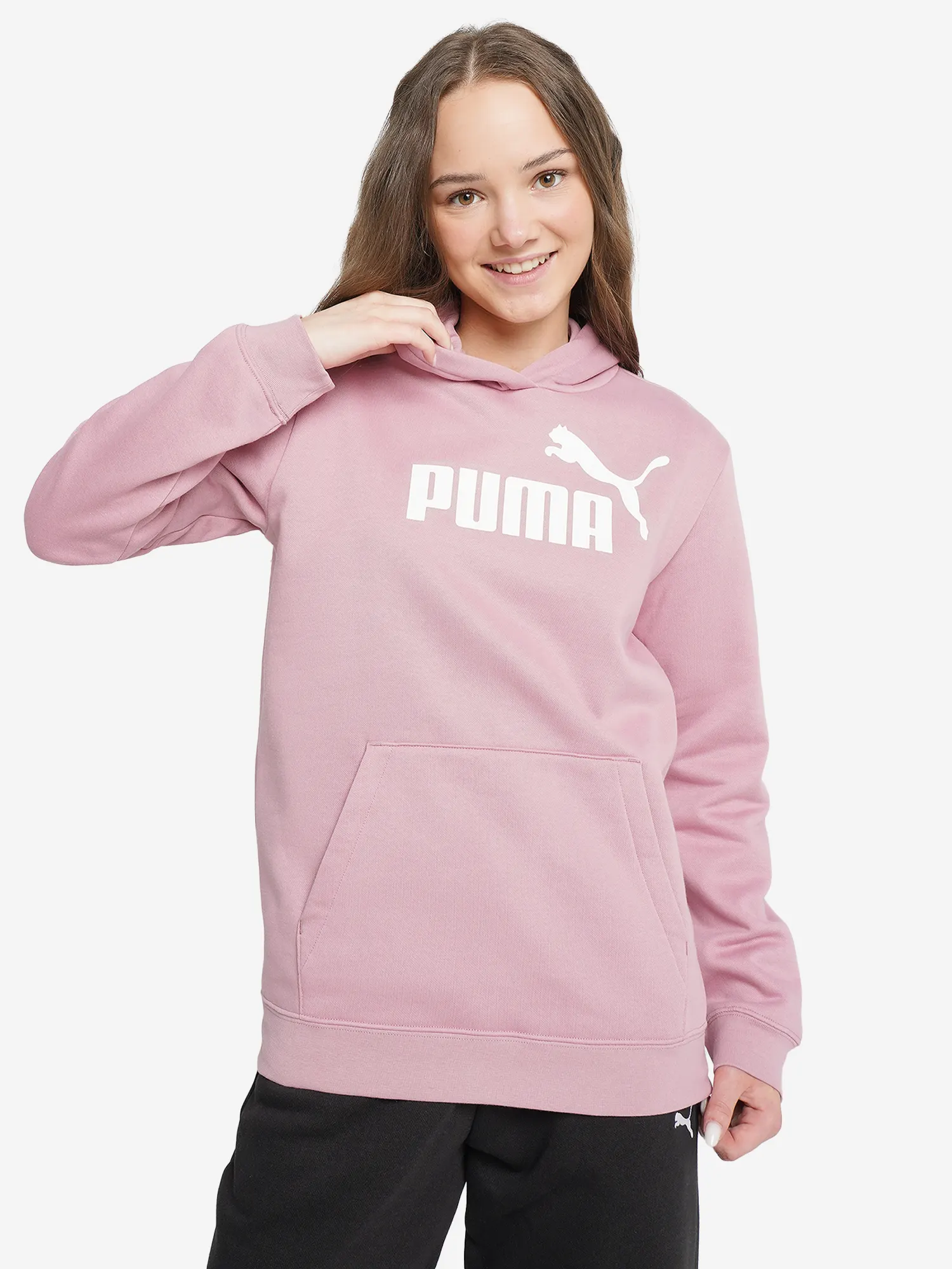 Худи для девочек PUMA Ess Розовый