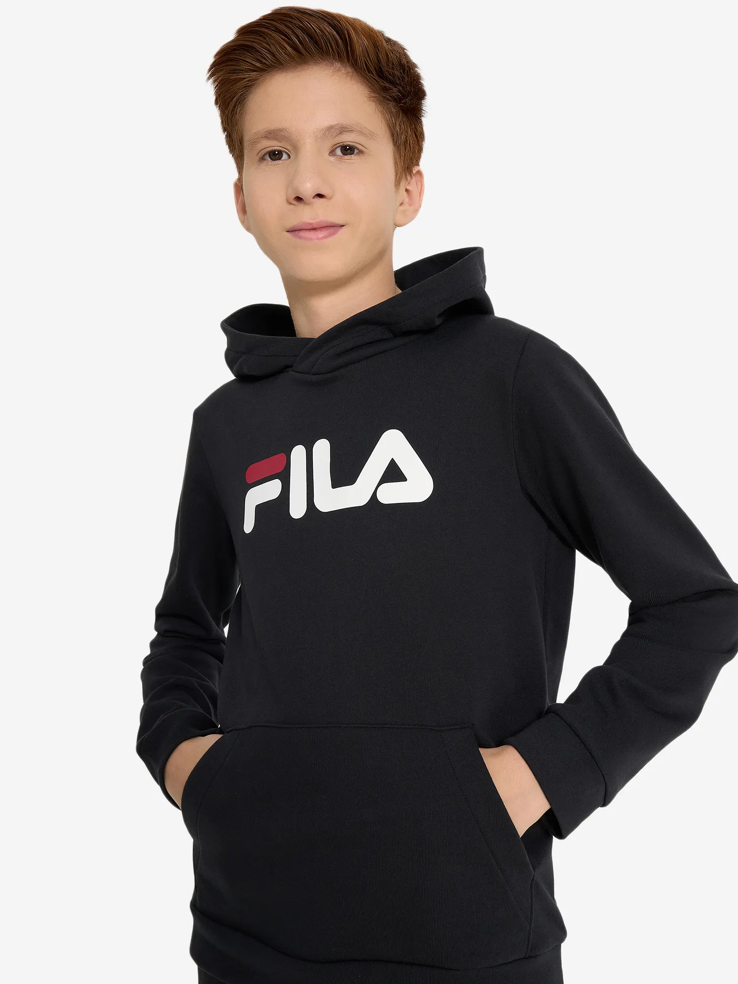 Худи для мальчиков FILA Черный