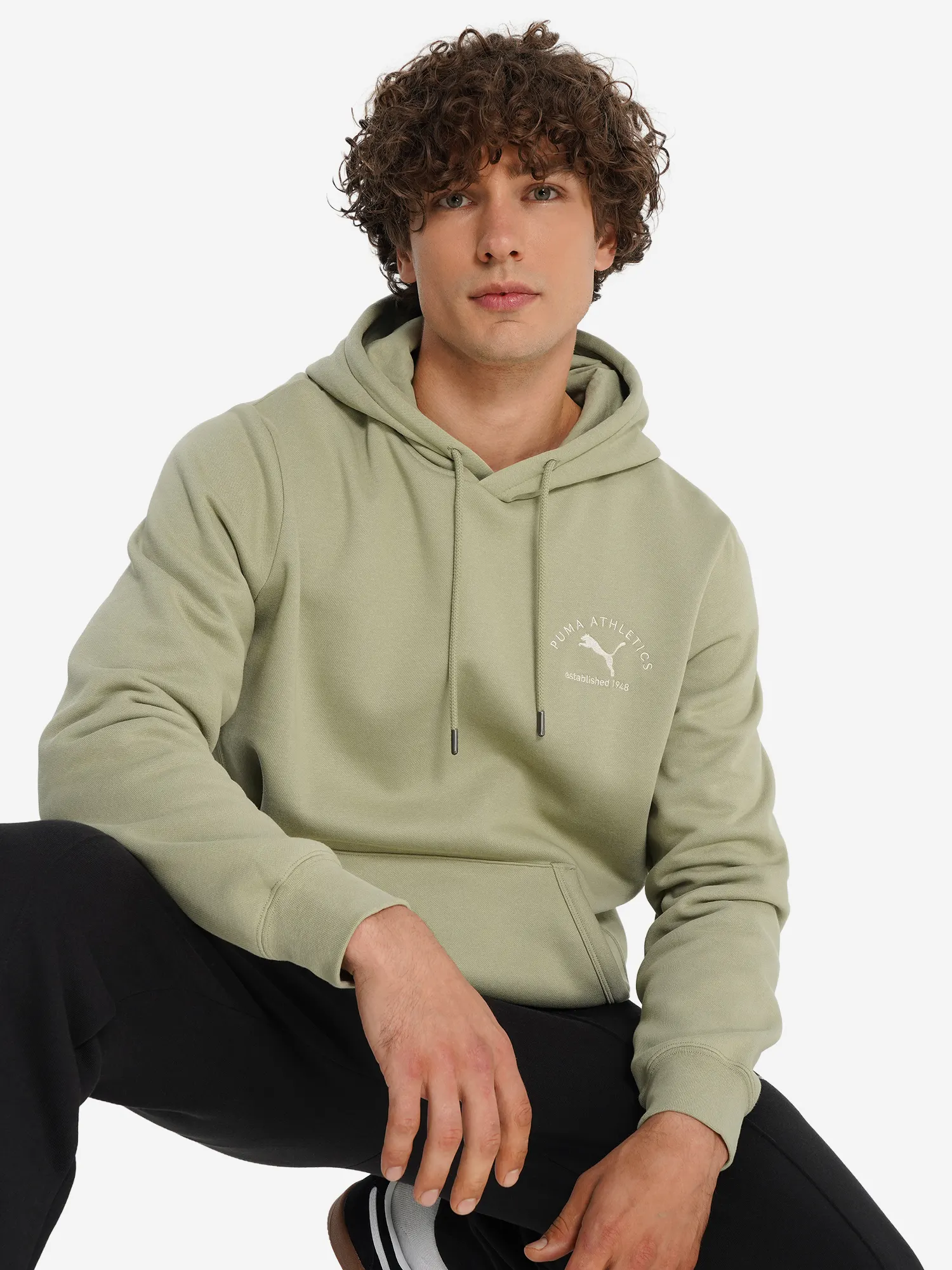 Худи мужское PUMA Class Graphic Бежевый Худи мужское PUMA Class Graphic Бежевый