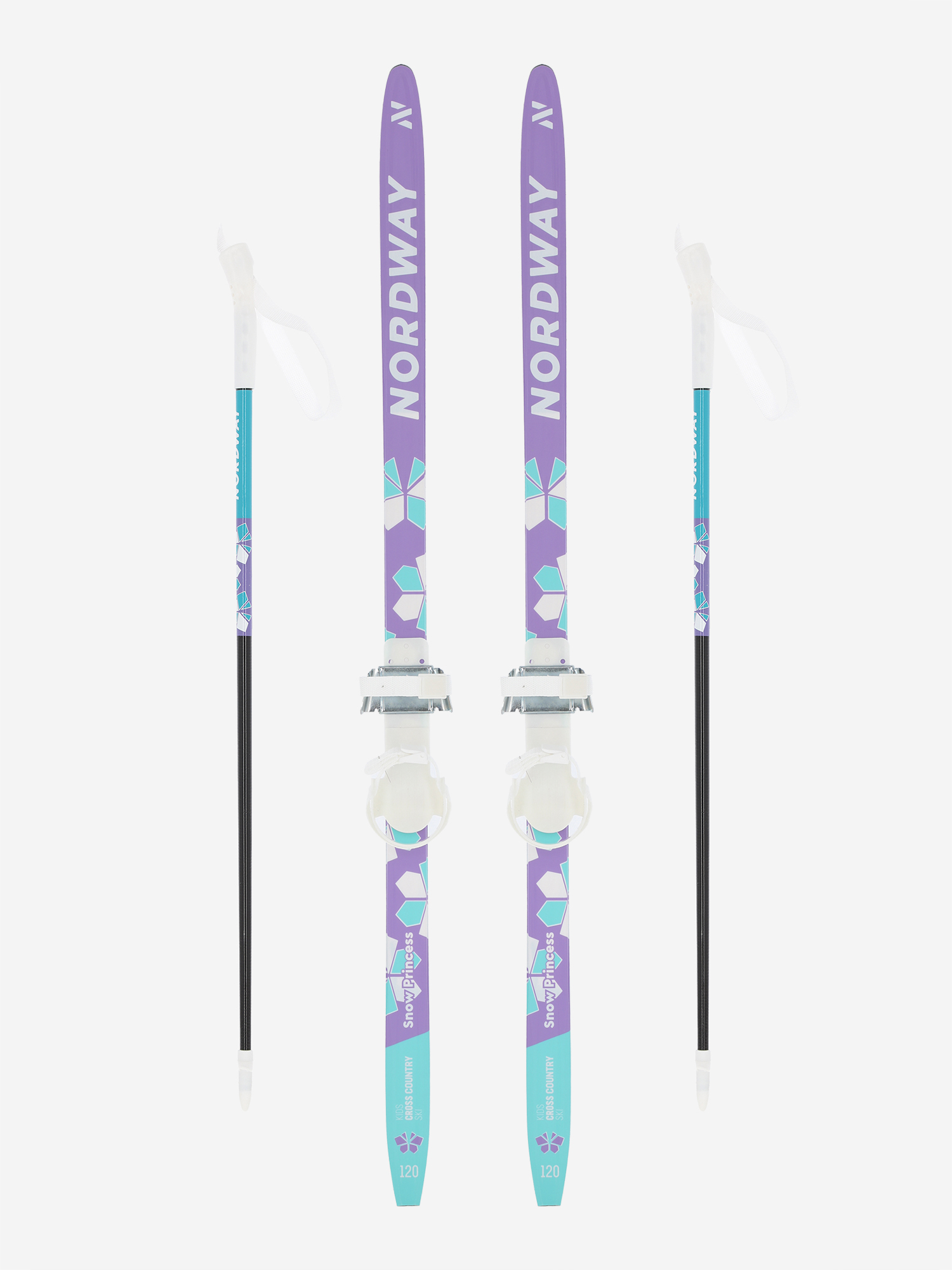 Комплект лыжный детский Nordway KG SnowPrincess Soft Мультицвет