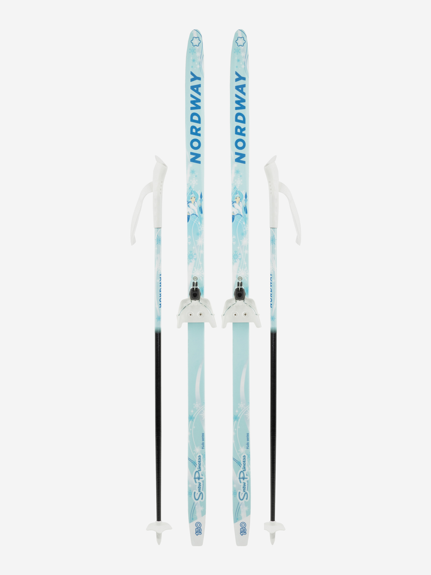 Комплект лыжный детский Nordway Snow Princess 75 mm Голубой