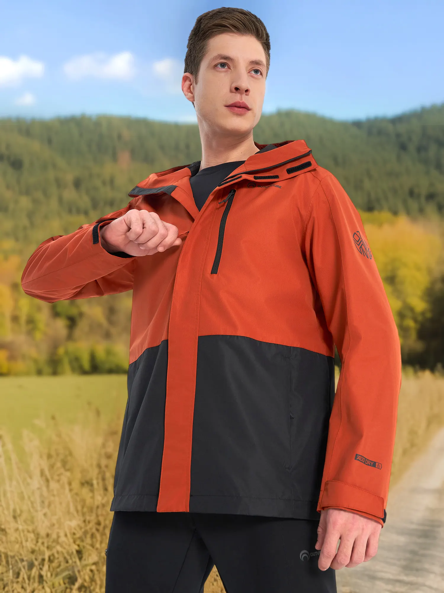 Куртка мембранная мужская Outventure Cheget Черный Куртка мембранная мужская Outventure Cheget Черный