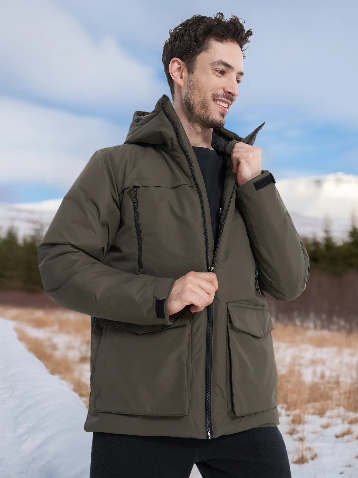 Куртка утепленная мужская Outventure Коричневый