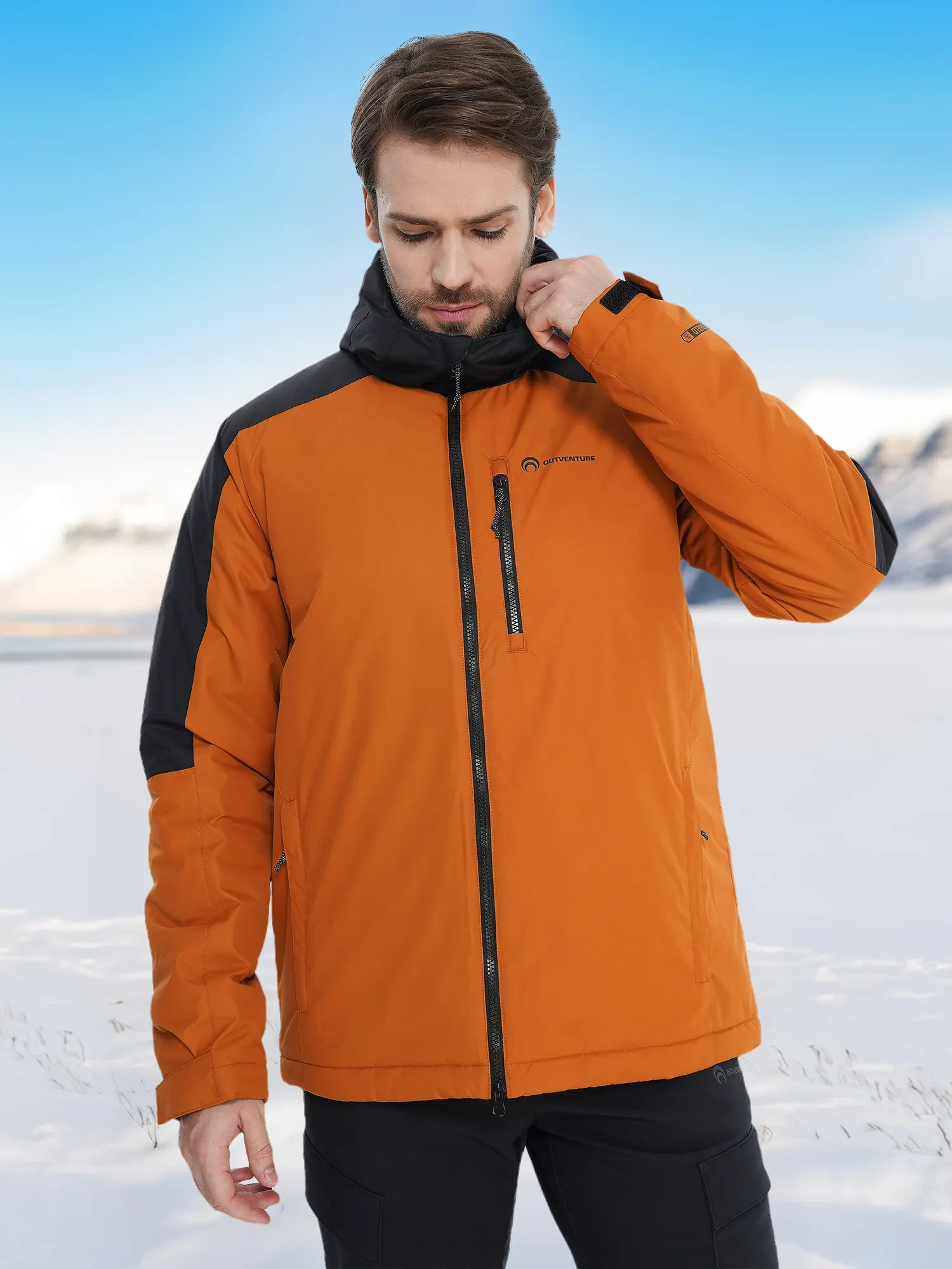 Куртка утепленная мужская Outventure Оранжевый