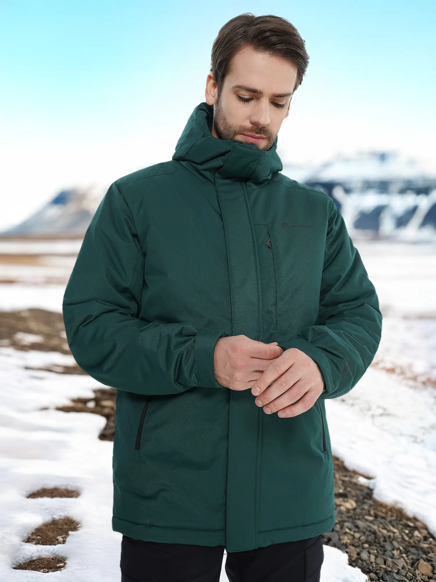 Куртка утепленная мужская Outventure Зеленый