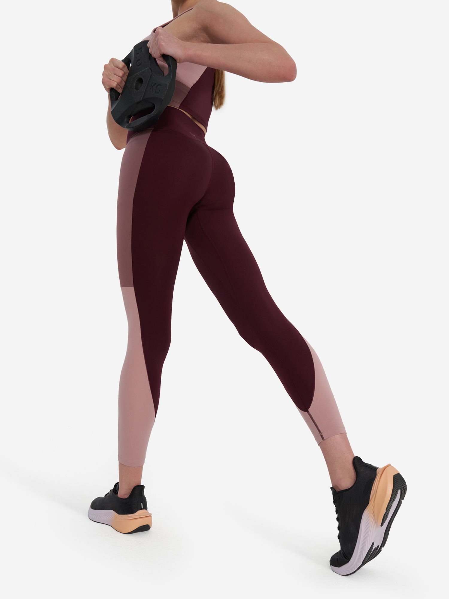 Легинсы женские Under Armour Meridian Colorblock Розовый