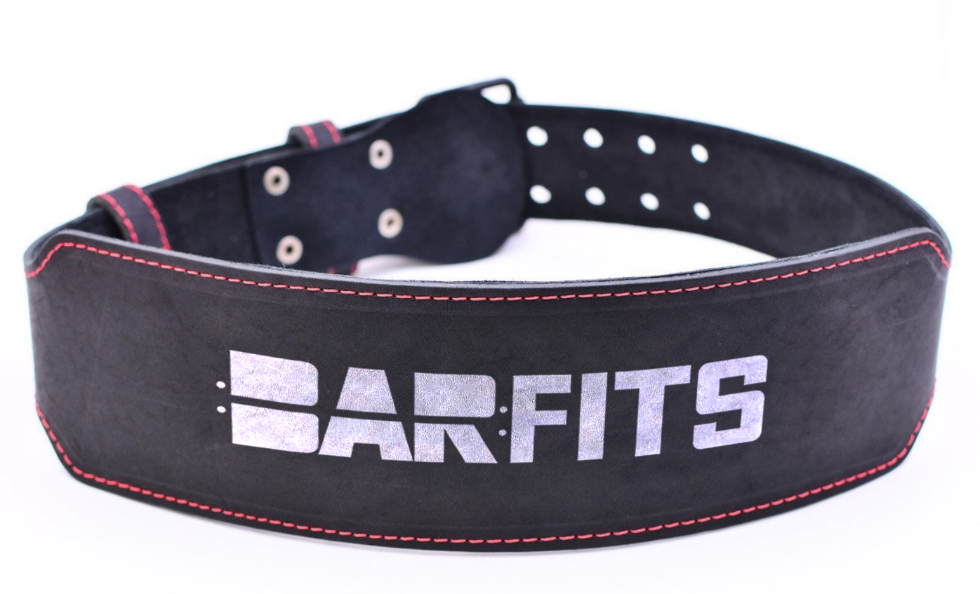 Пояс атлетический BARFITS c пряжкой 6/10 cм 2 слоя MEDIUM