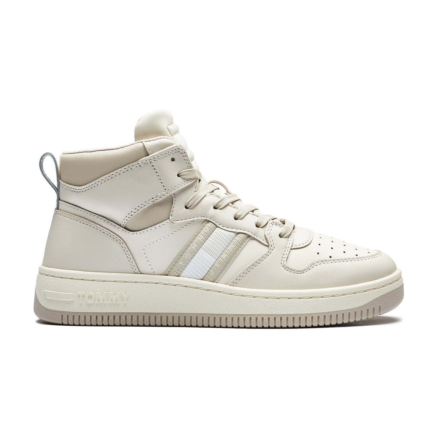 RETRO LEATHER HIGHTOP SNEAKER