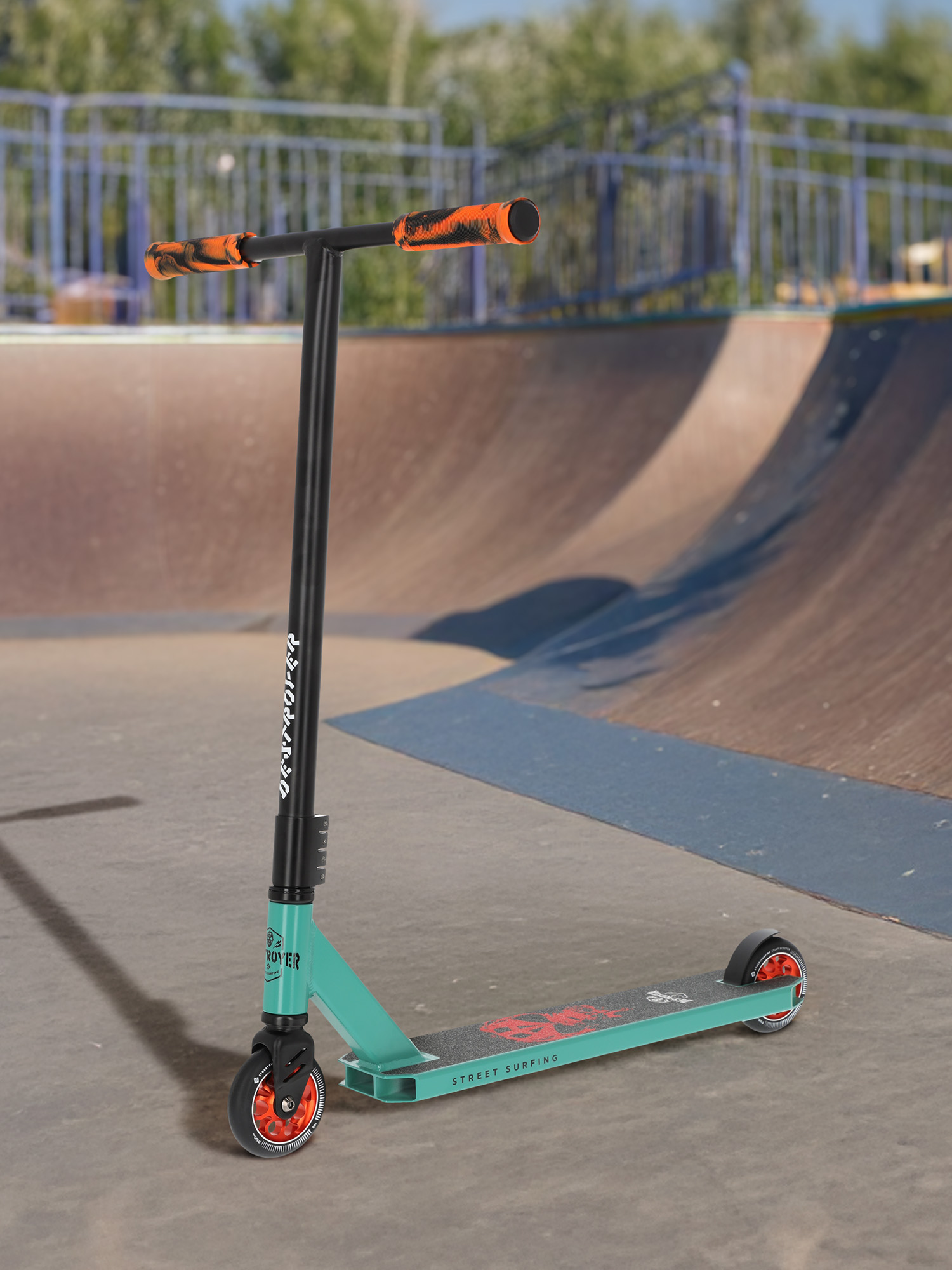Самокат Street Surfing Destroyer 100 мм Черный