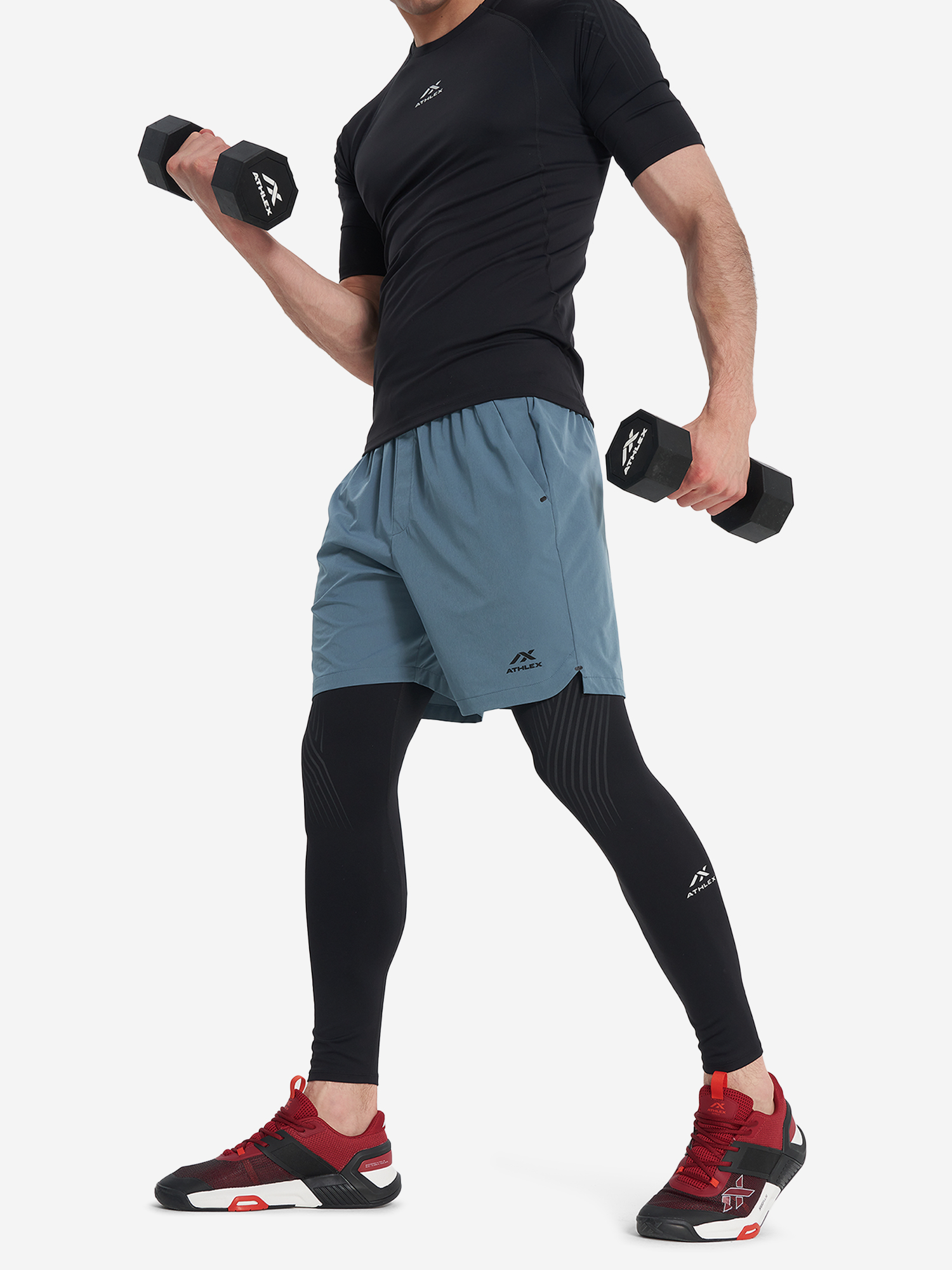 Шорты мужские Athlex Серый
