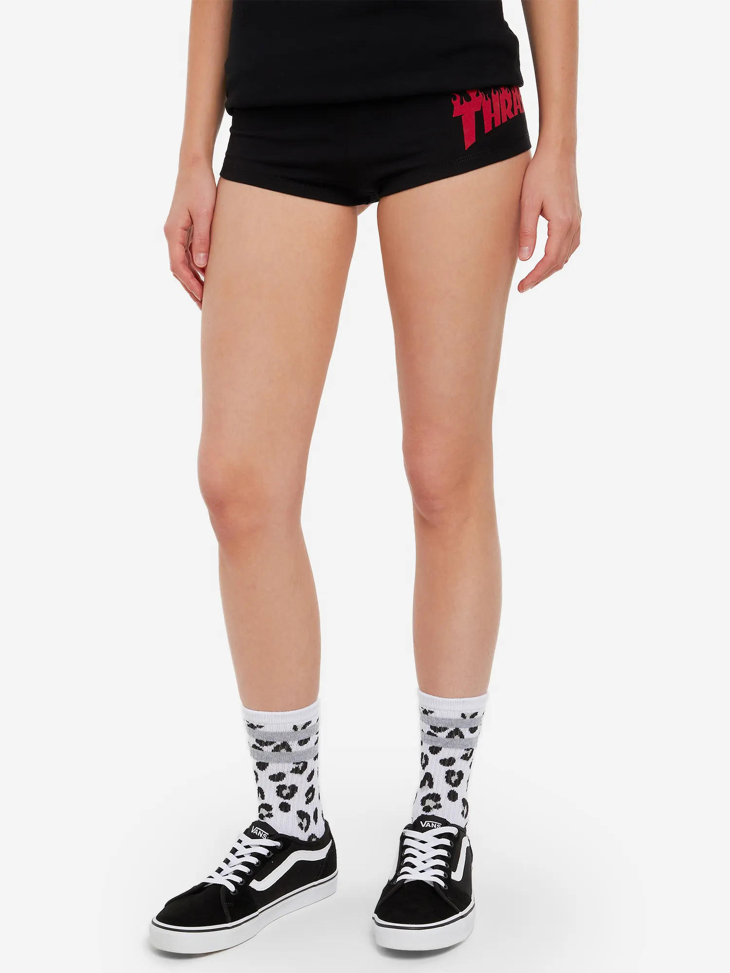 Шорты женские Thrasher Flame Logo Черный Шорты женские Thrasher Flame Logo Черный