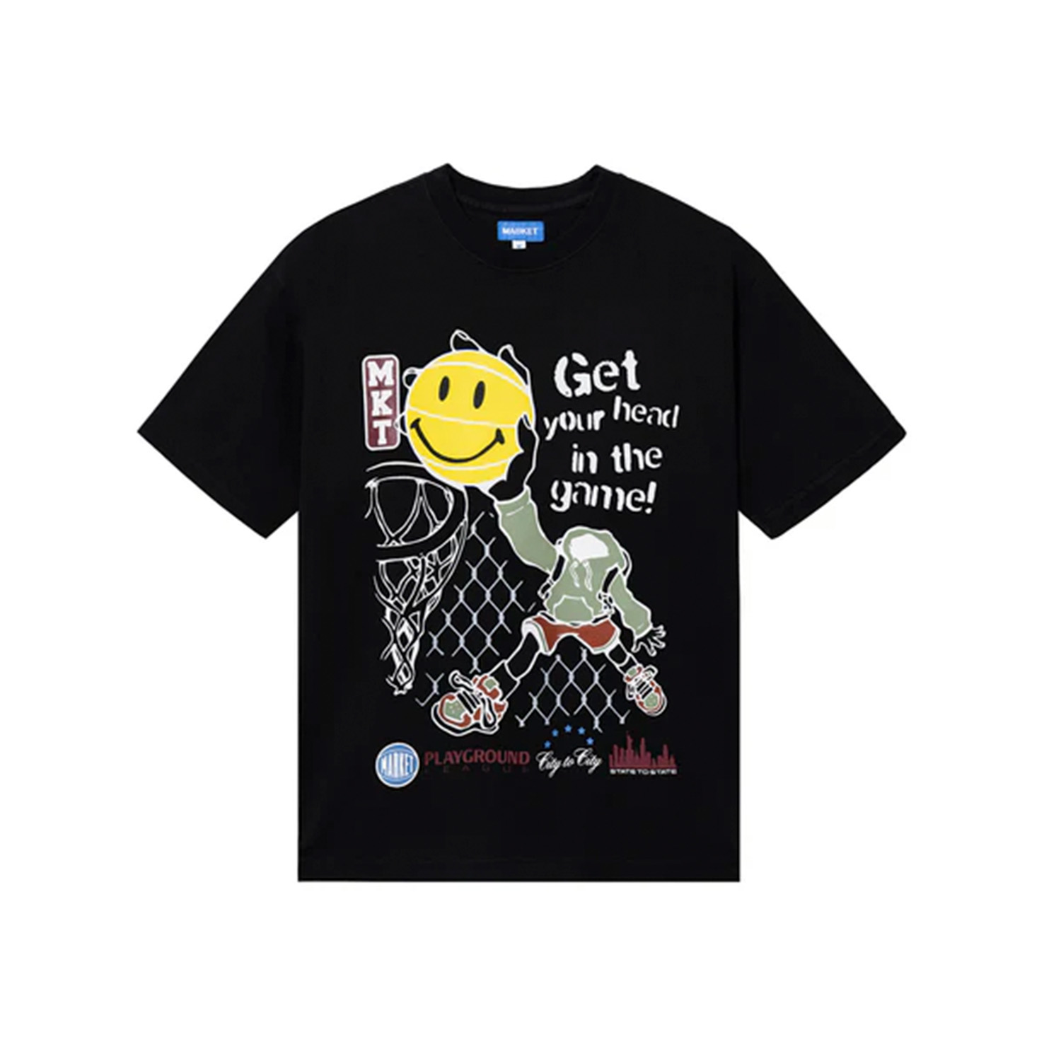 Smiley Head in the Game T-SHIRT