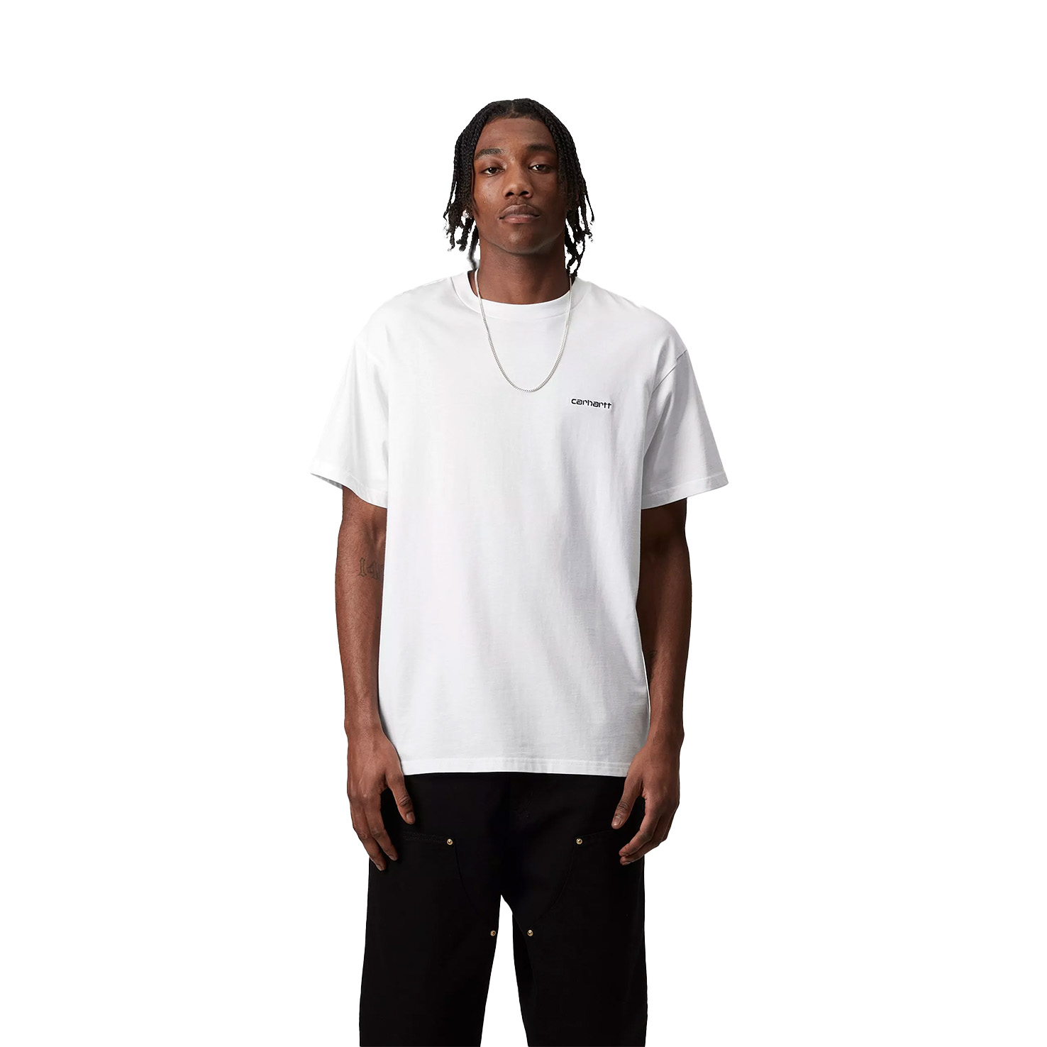 S/S Script Embroidery T-SHIRT