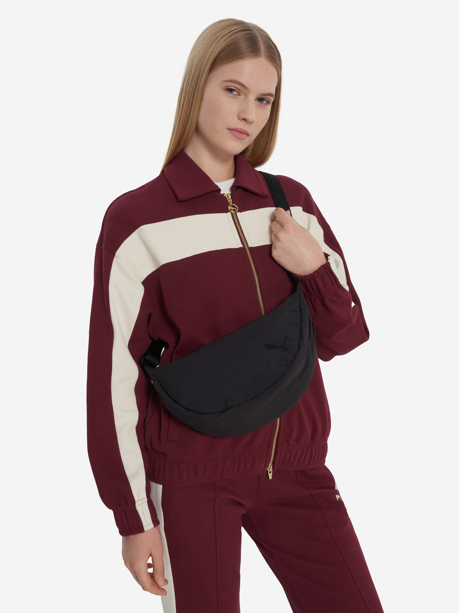 Сумка через плечо женская PUMA Her Half Moon Черный
