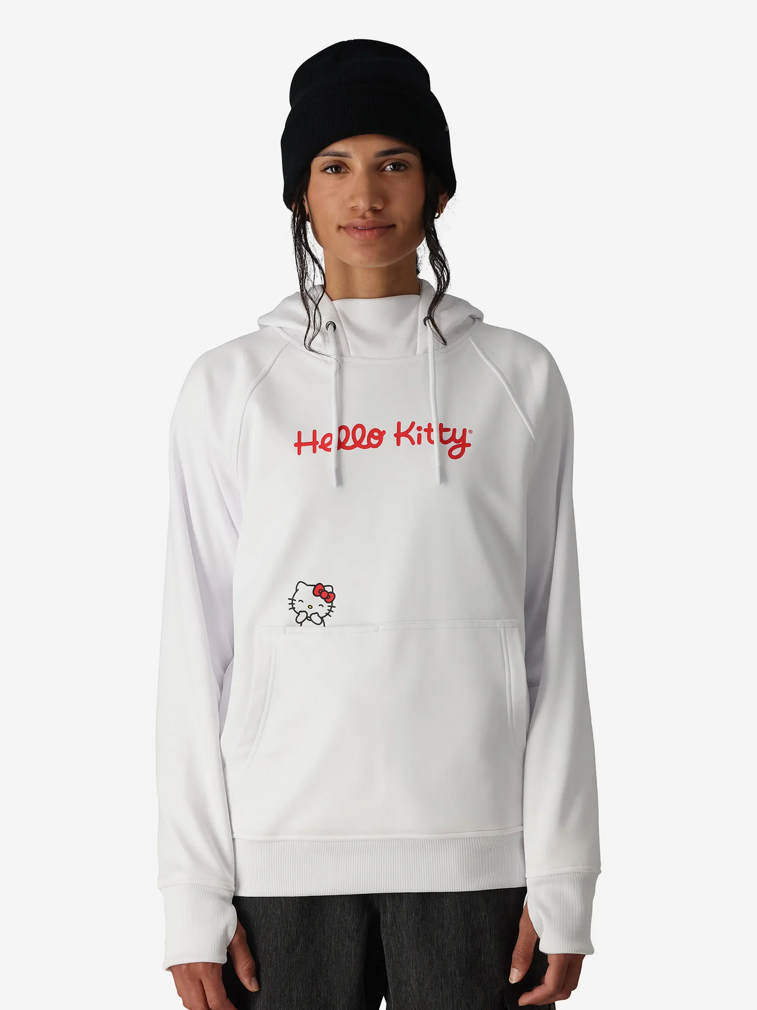 Свитшот женский 686 Hello Kitty Белый