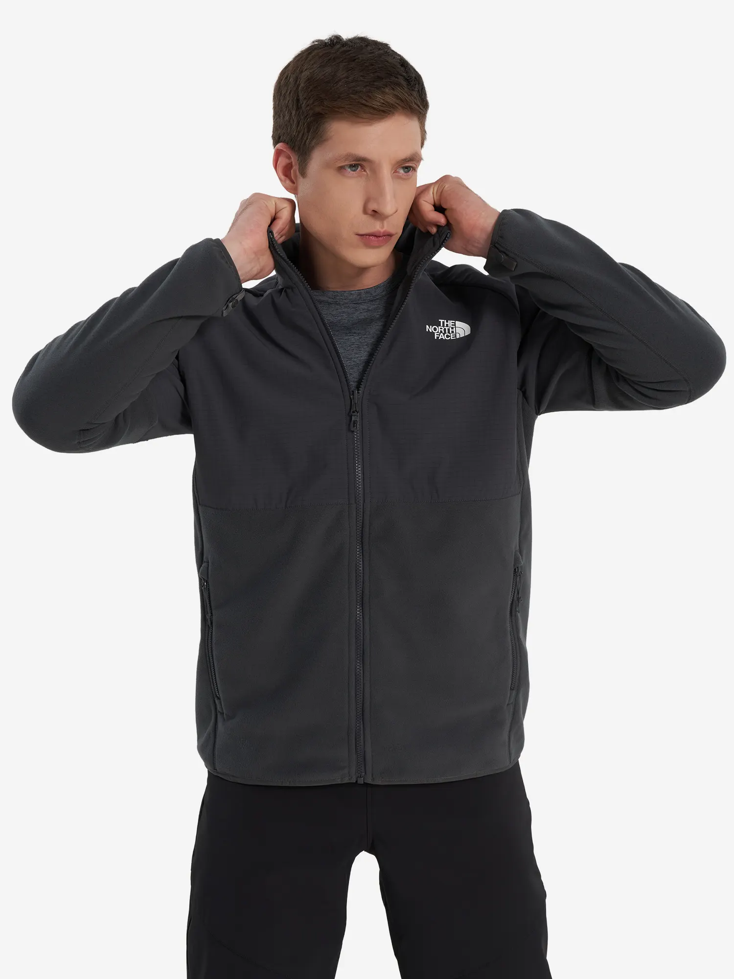 Толстовка мужская The North Face Glacier Heavyweight Серый Толстовка мужская The North Face Glacier Heavyweight Серый