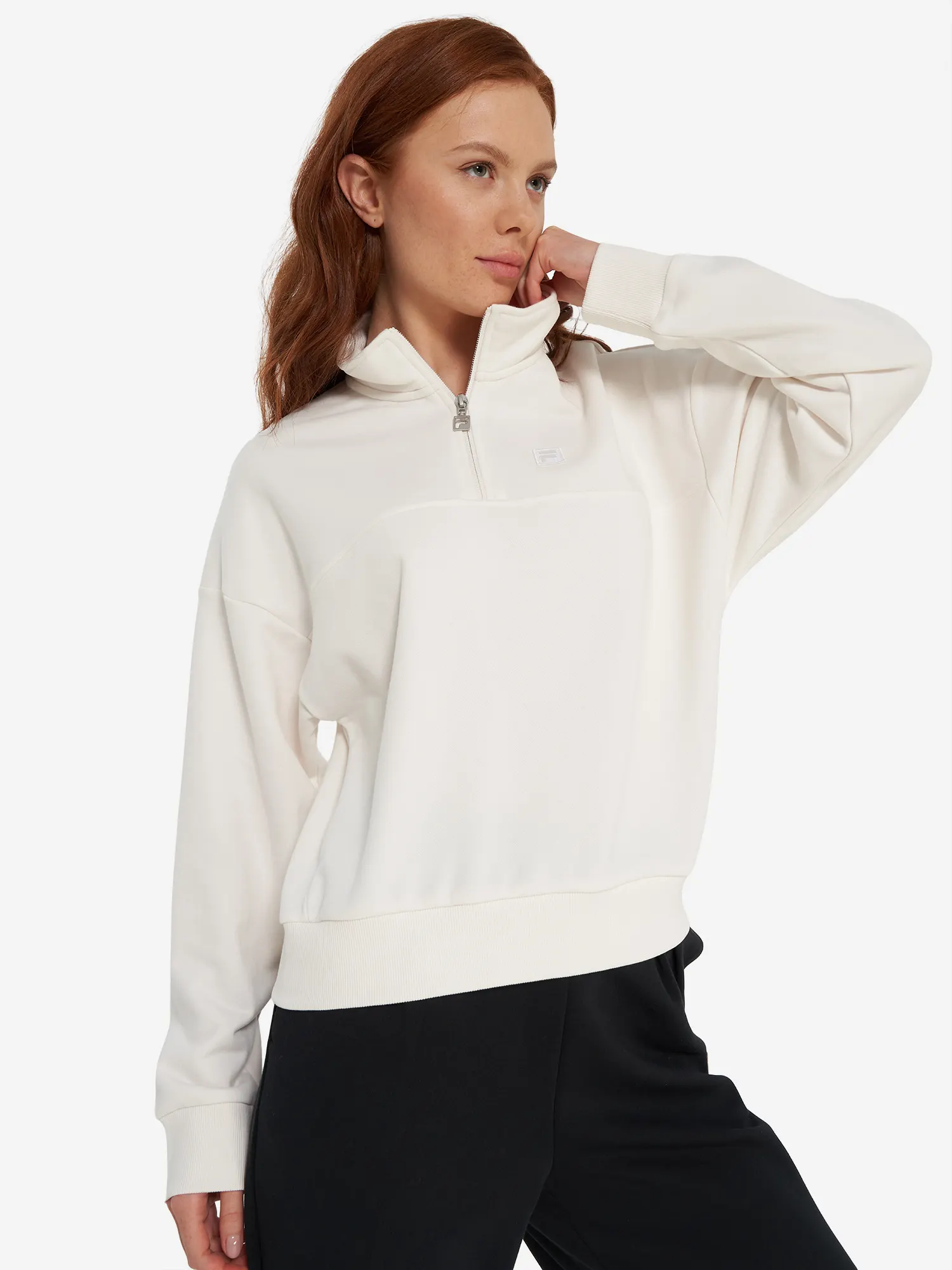 Толстовка женская FILA Бежевый Толстовка женская FILA Бежевый
