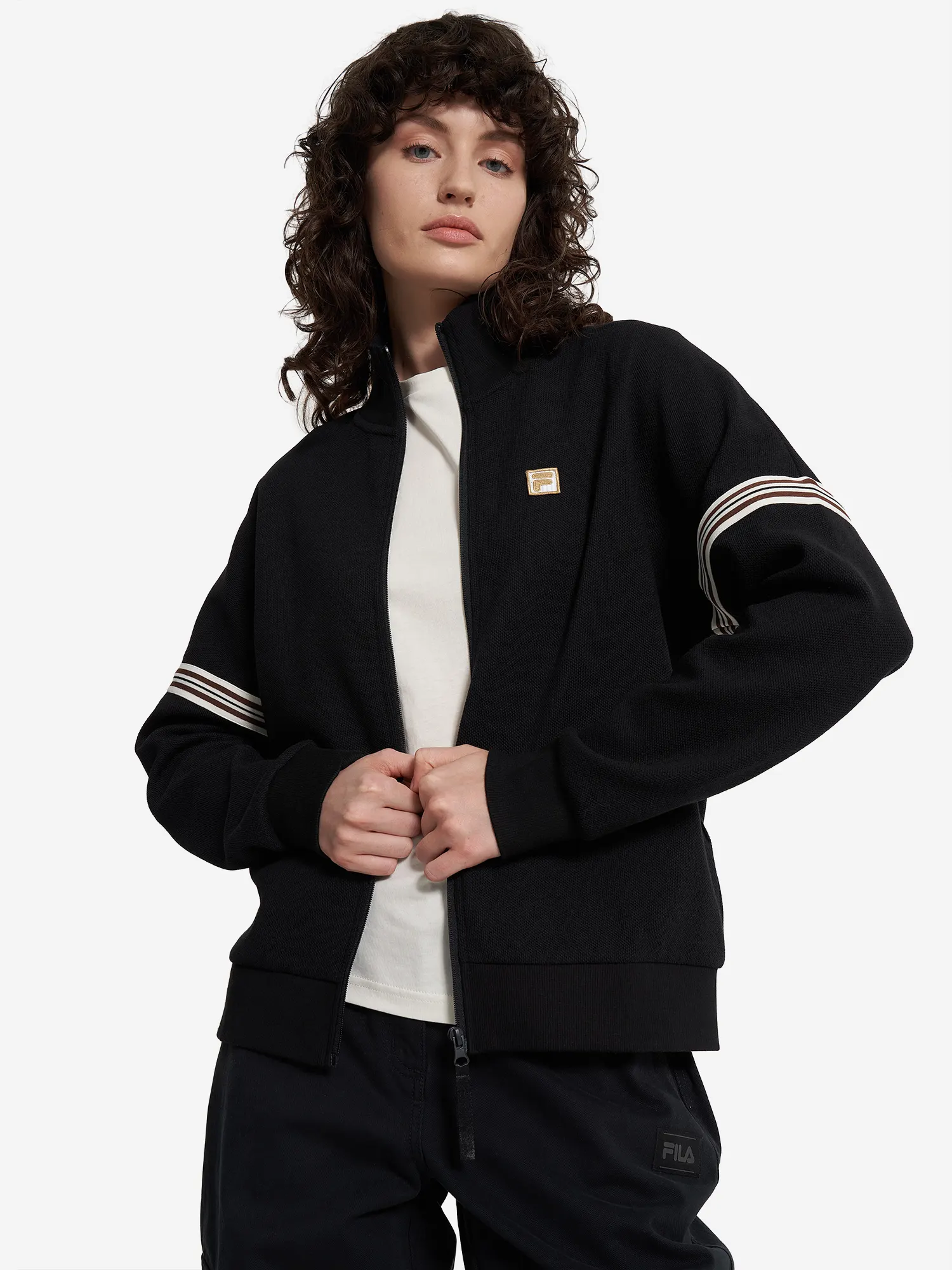 Толстовка женская FILA Черный Толстовка женская FILA Черный