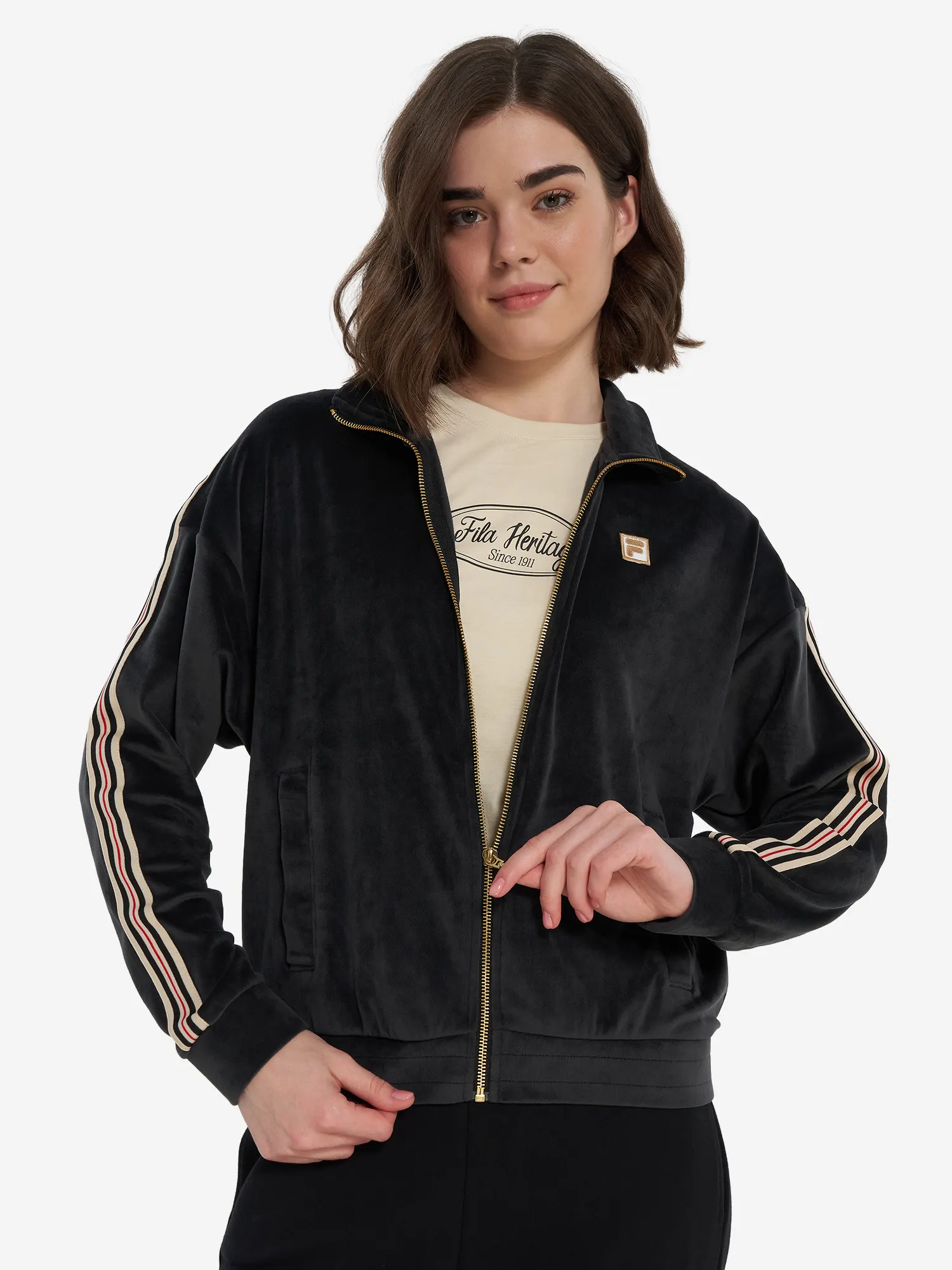Толстовка женская FILA Черный Толстовка женская FILA Черный